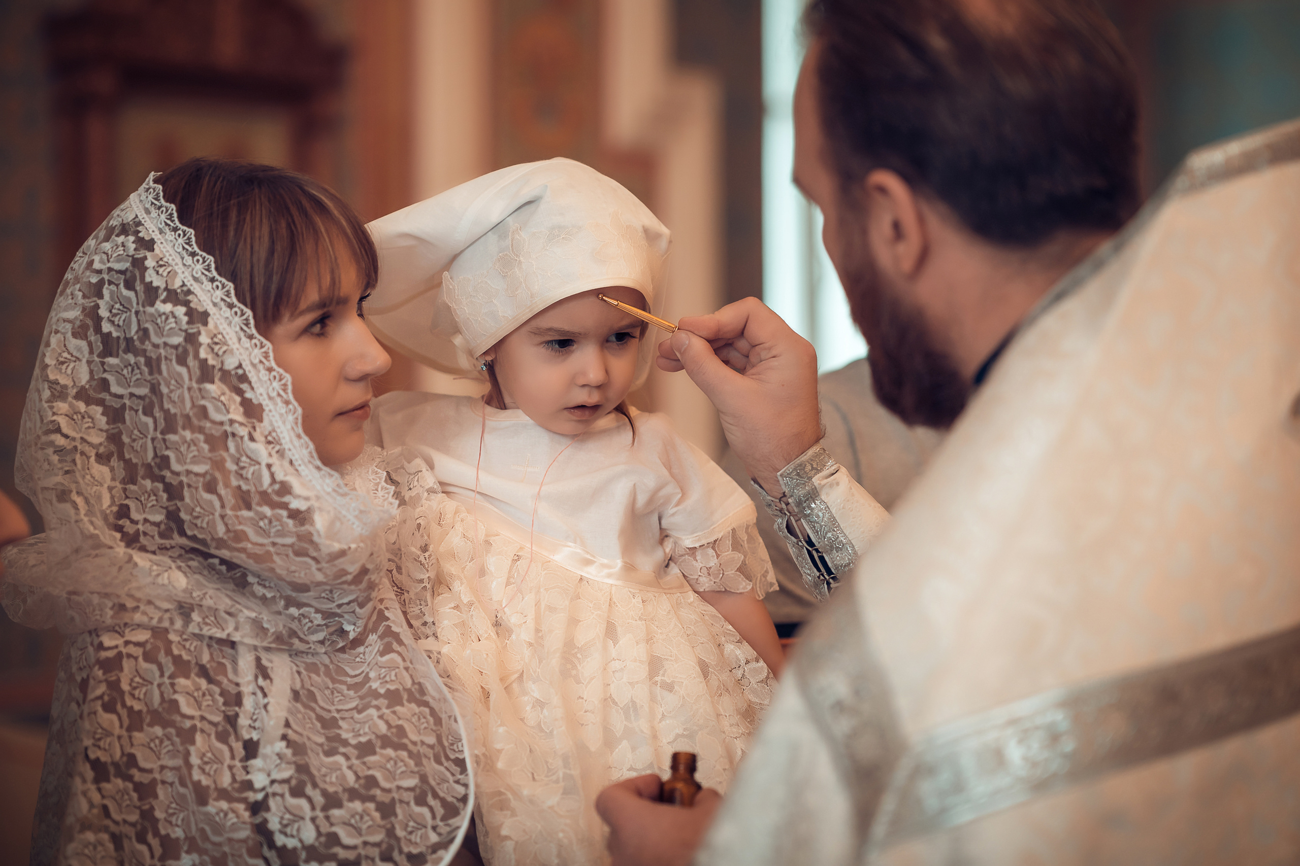 Крещение Таисии Храм Иоанна Предтечи. Фотограф на Крещение и Венчание в Красноярске Рамазанова Юлия