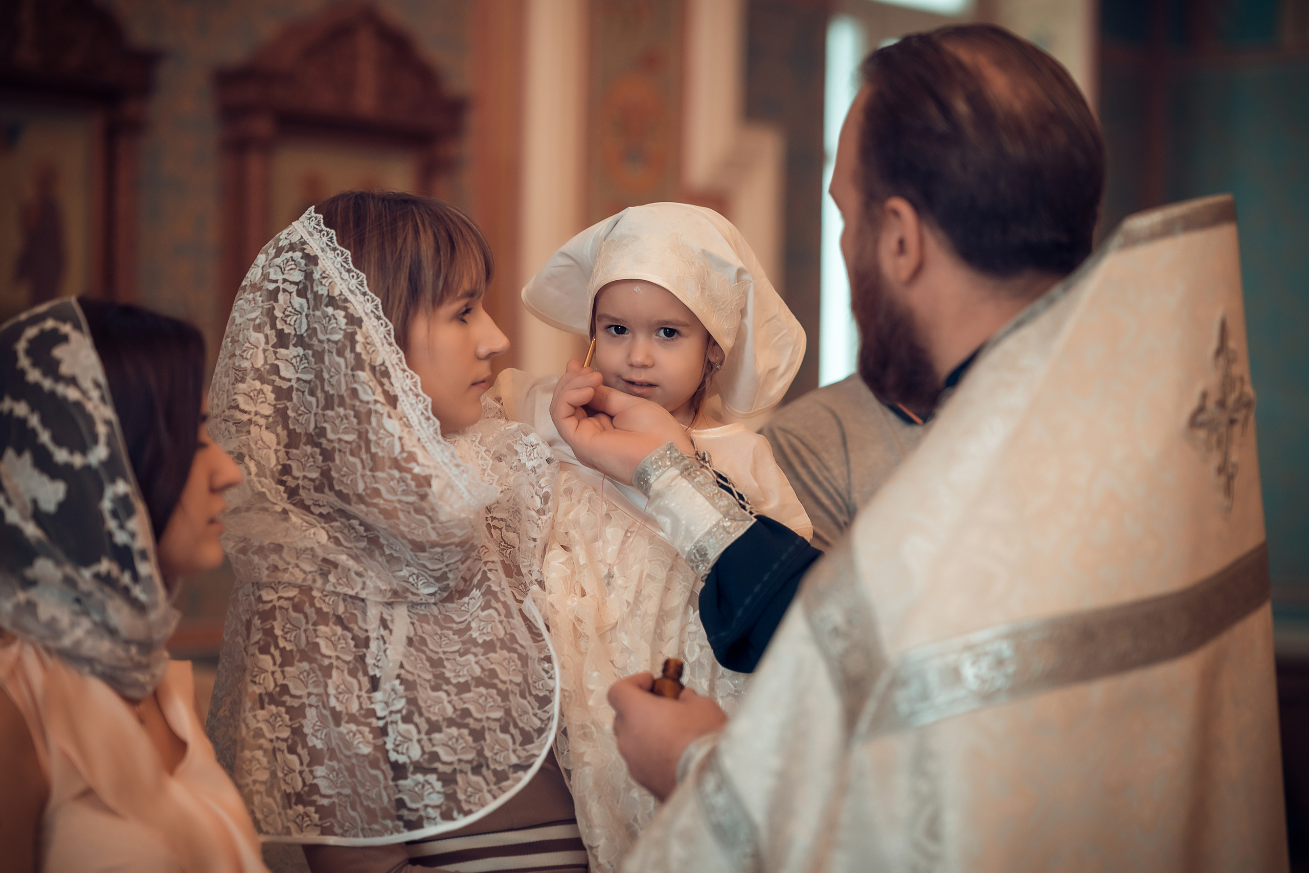 Крещение Таисии Храм Иоанна Предтечи. Фотограф на Крещение и Венчание в Красноярске Рамазанова Юлия