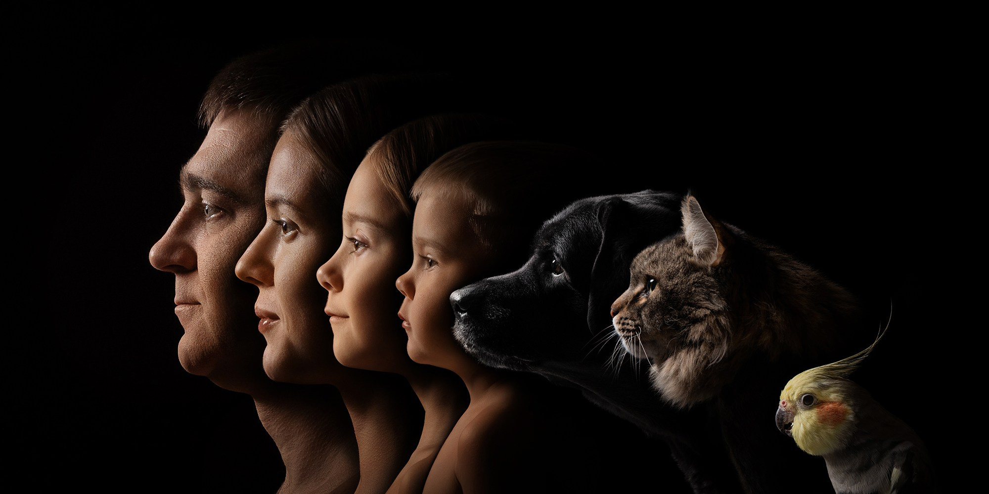 Проект портреты на чёрном фоне. Фотограф Анна Тюрина