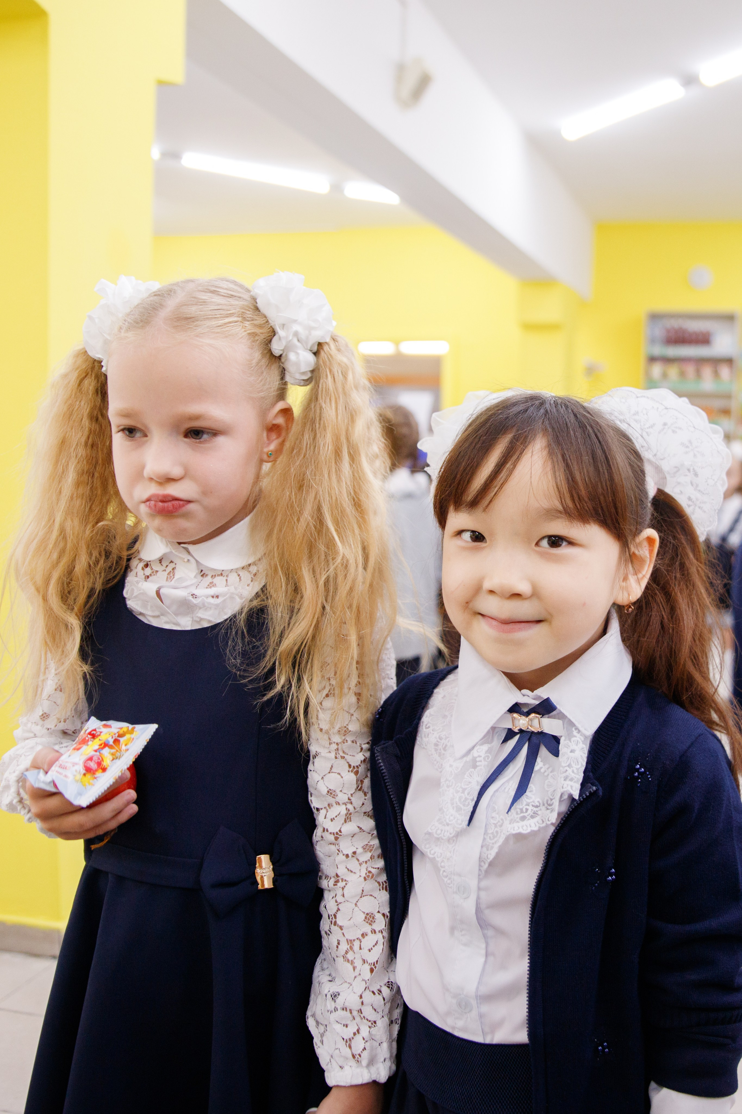 Репортажная съемка первого сентября для первоклассников. Семейный и школьный фотограф в Москве Анна Ткач