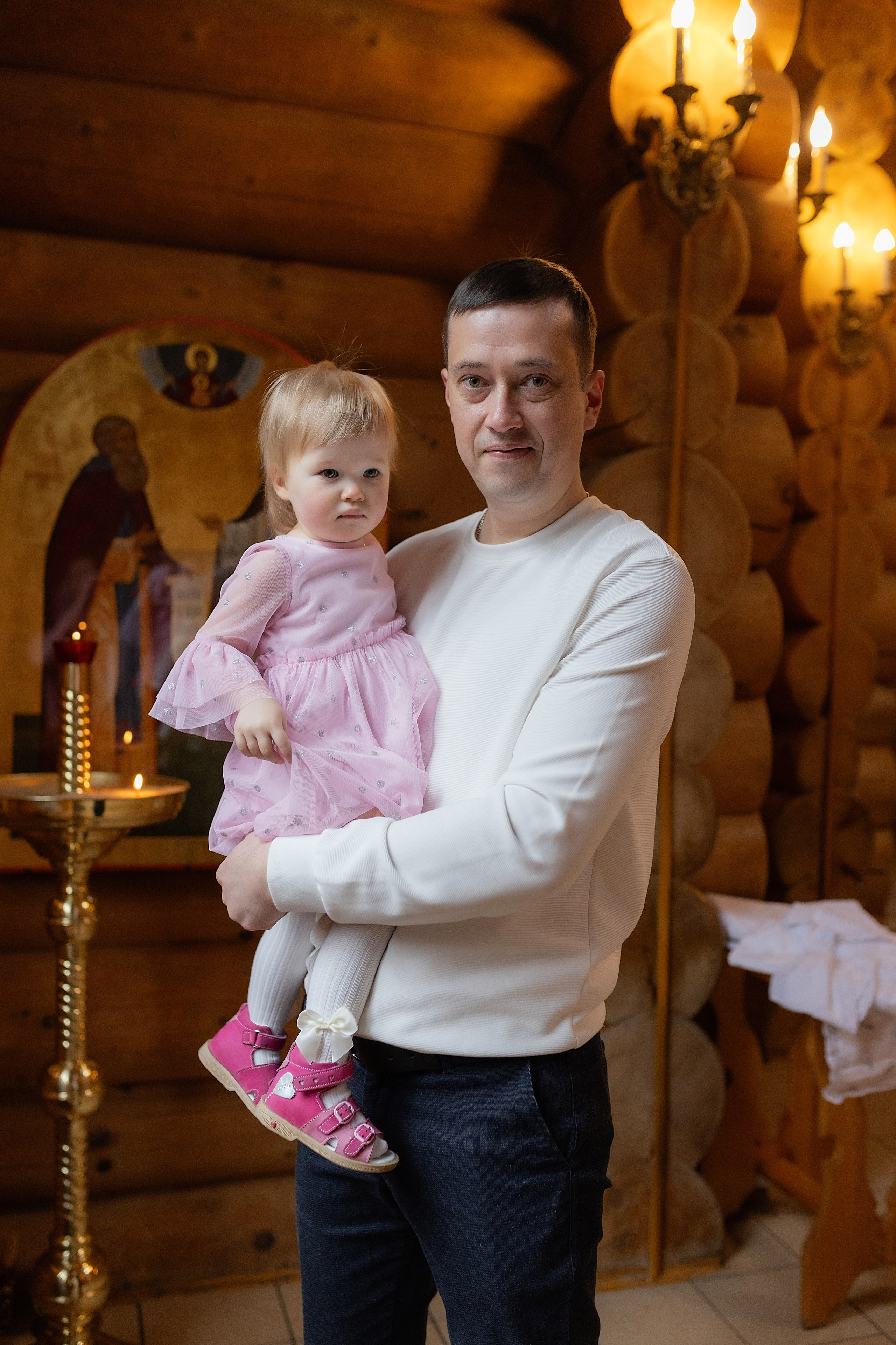 Таинство Крещения Ксении. Фотограф в Железнодорожном и Балашихе