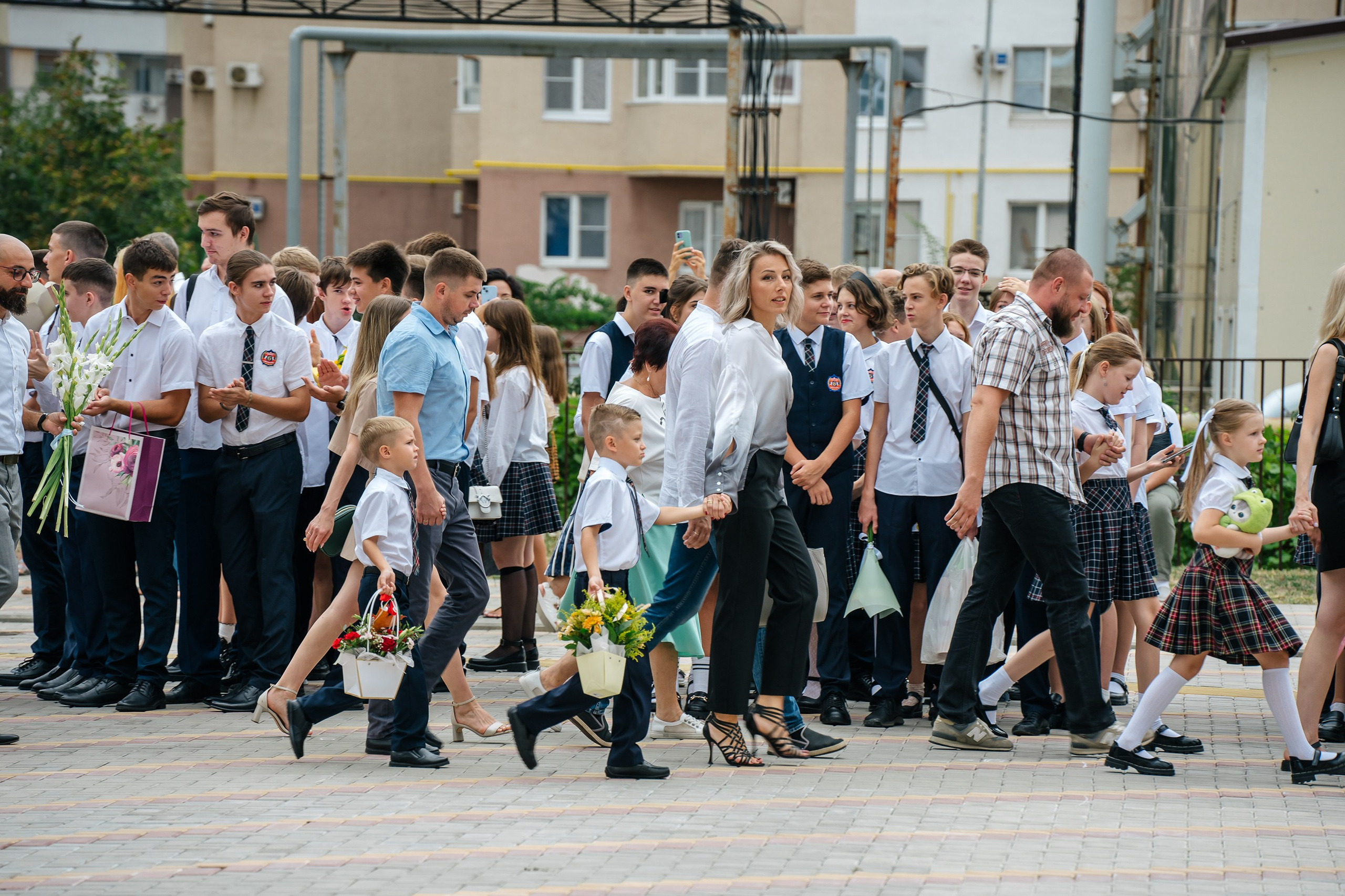1 сентября. Выпускные альбомы, школьные фотосессии в городе Новороссийске