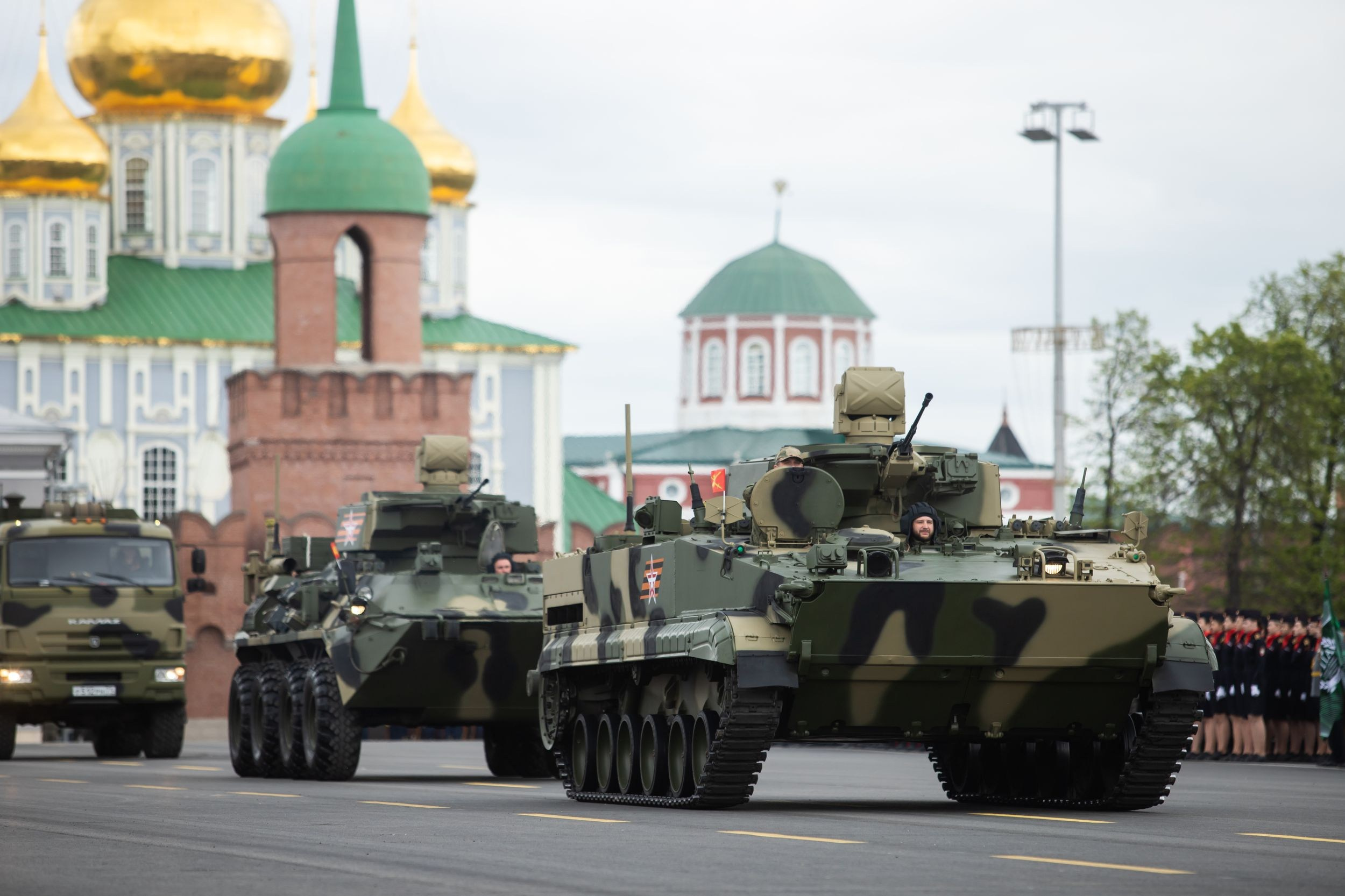 Генеральная репетиция Парада Победы (5 мая 2024). Репортажный фотограф Алексей Пирязев