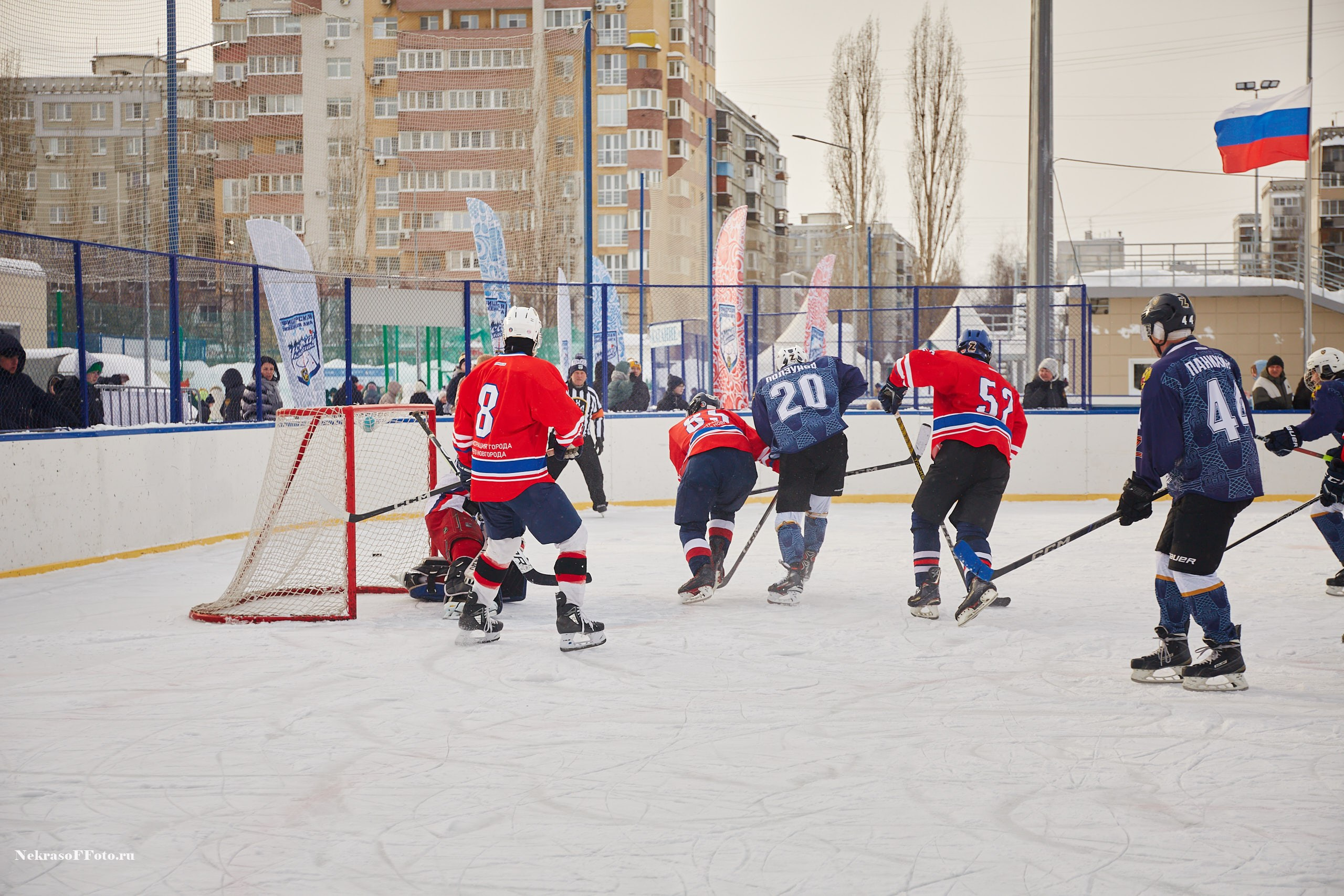 Турнир по хоккею «Русская классика» в рамках Офицерской хоккейной лиги. Спортивный фотограф Некрасов Денис