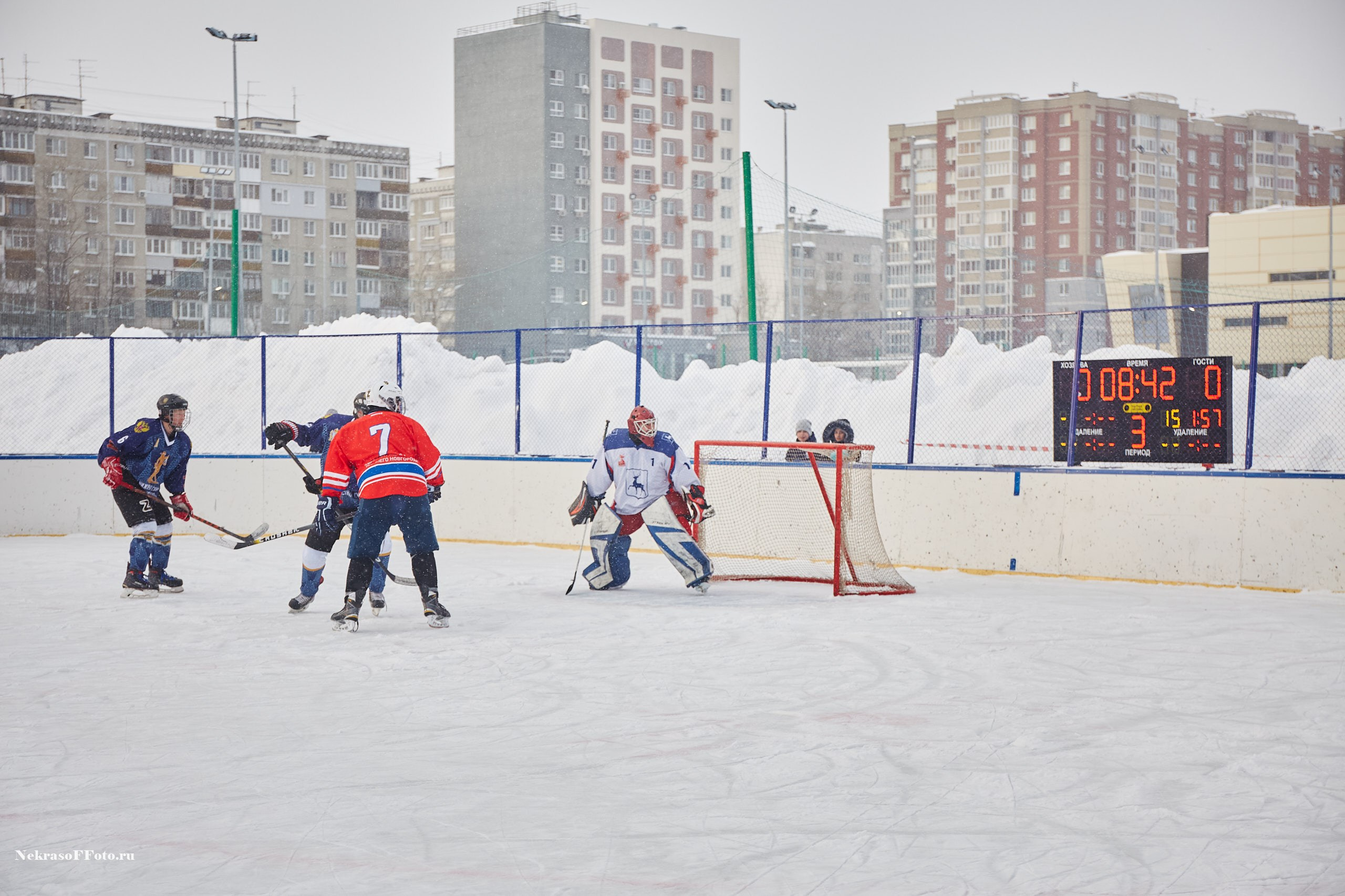 Турнир по хоккею «Русская классика» в рамках Офицерской хоккейной лиги. Спортивный фотограф Некрасов Денис