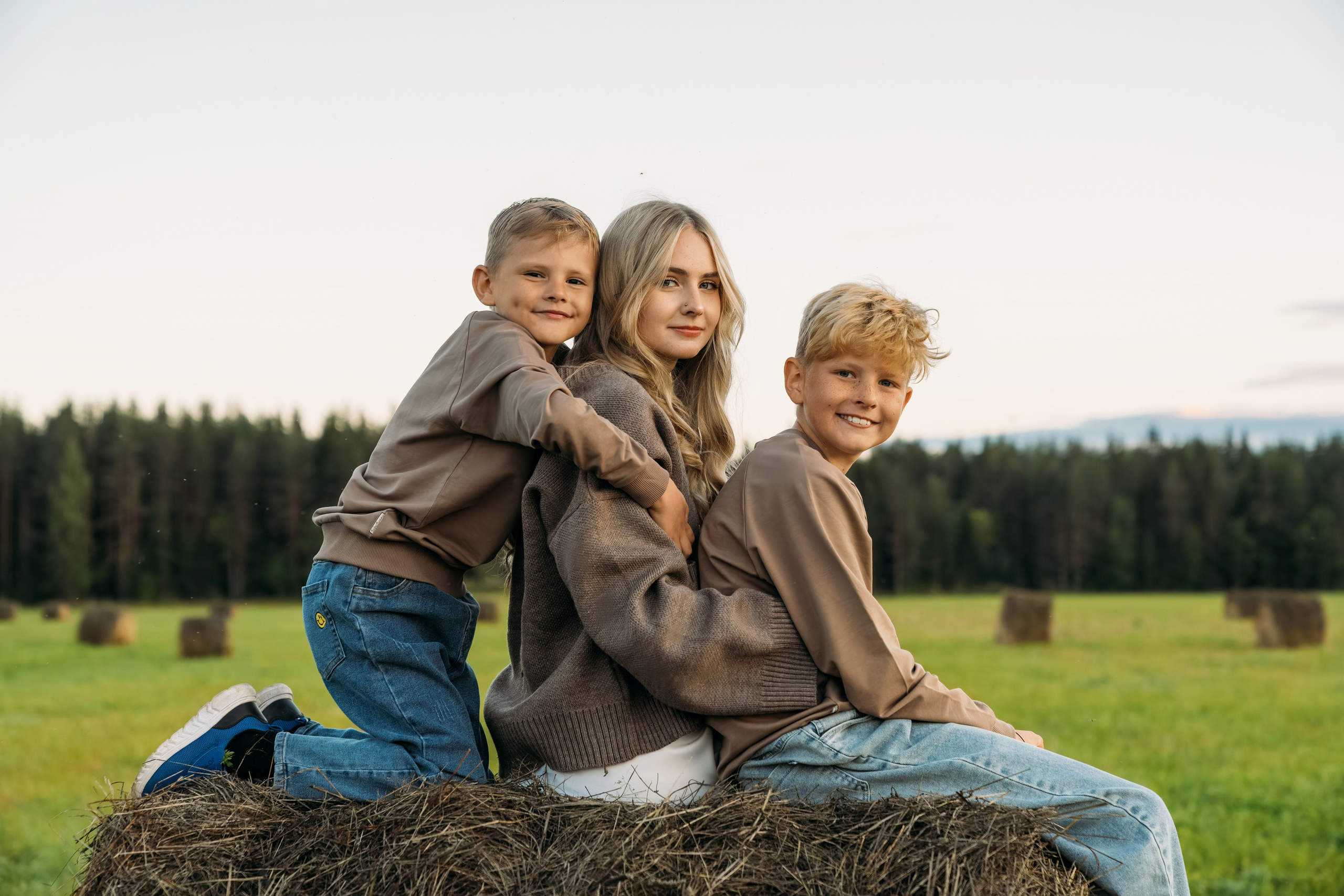 Павел, Юлия, Ярослав, Александра и Иван. Семейный и детский фотограф Плесецк, Мирный Марина Забабурина