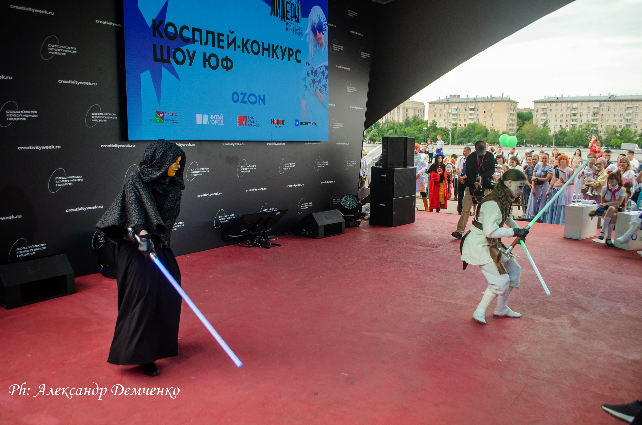 Фотосессия в Парке Горького на Лидеры молодого контента