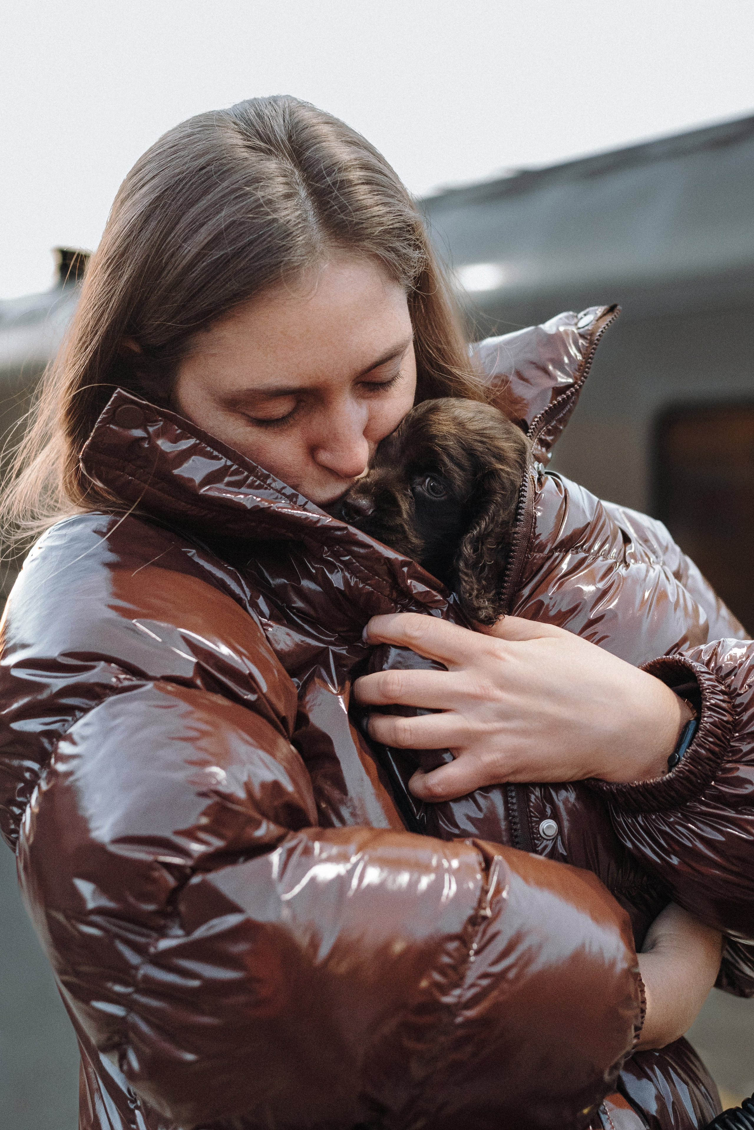 Mary & Busya’s first meeting. Natalia Finch Photography — Family, Kids & Pet Photographer in Chicago, IL