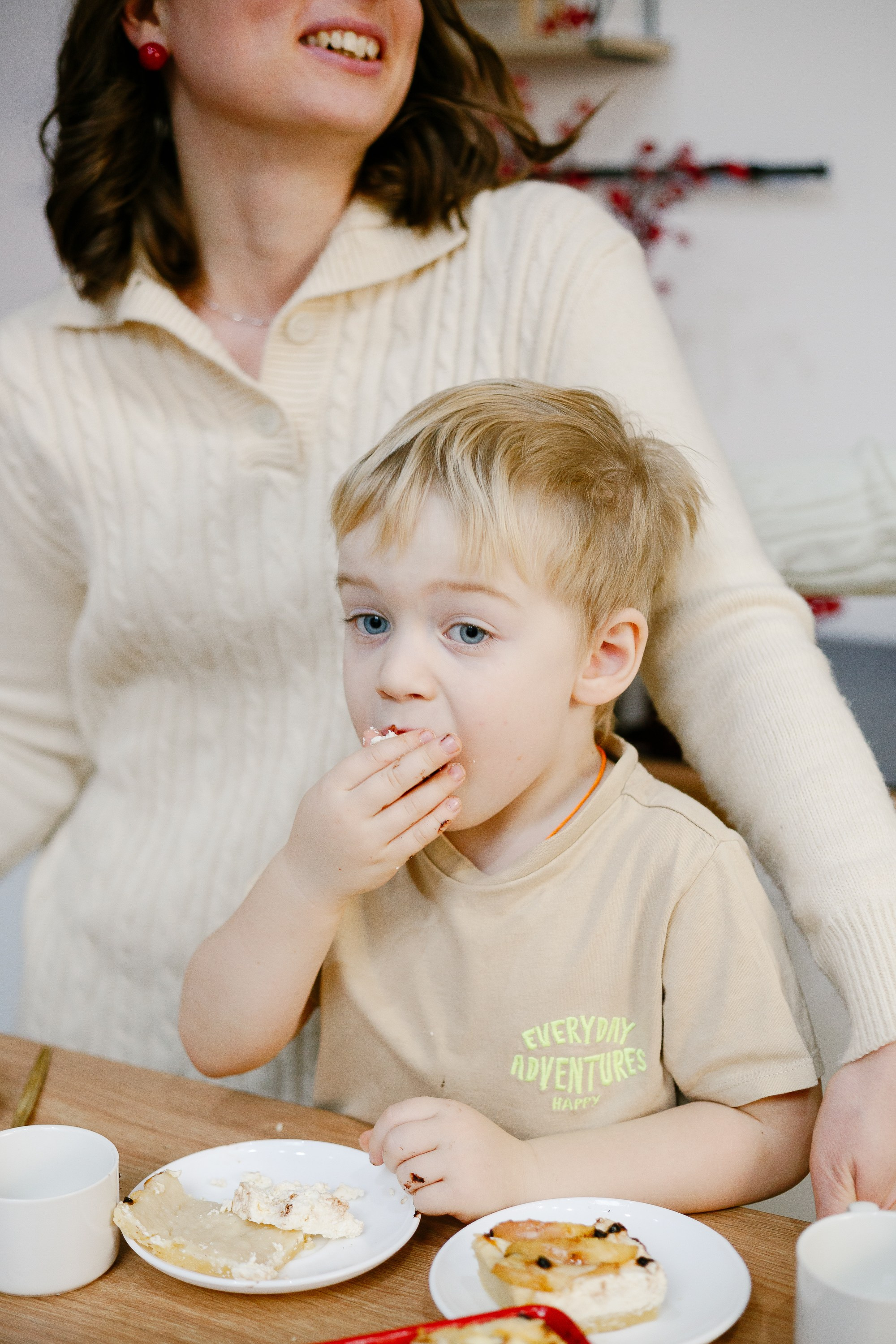 Новогодняя семейная фотосессия в студии