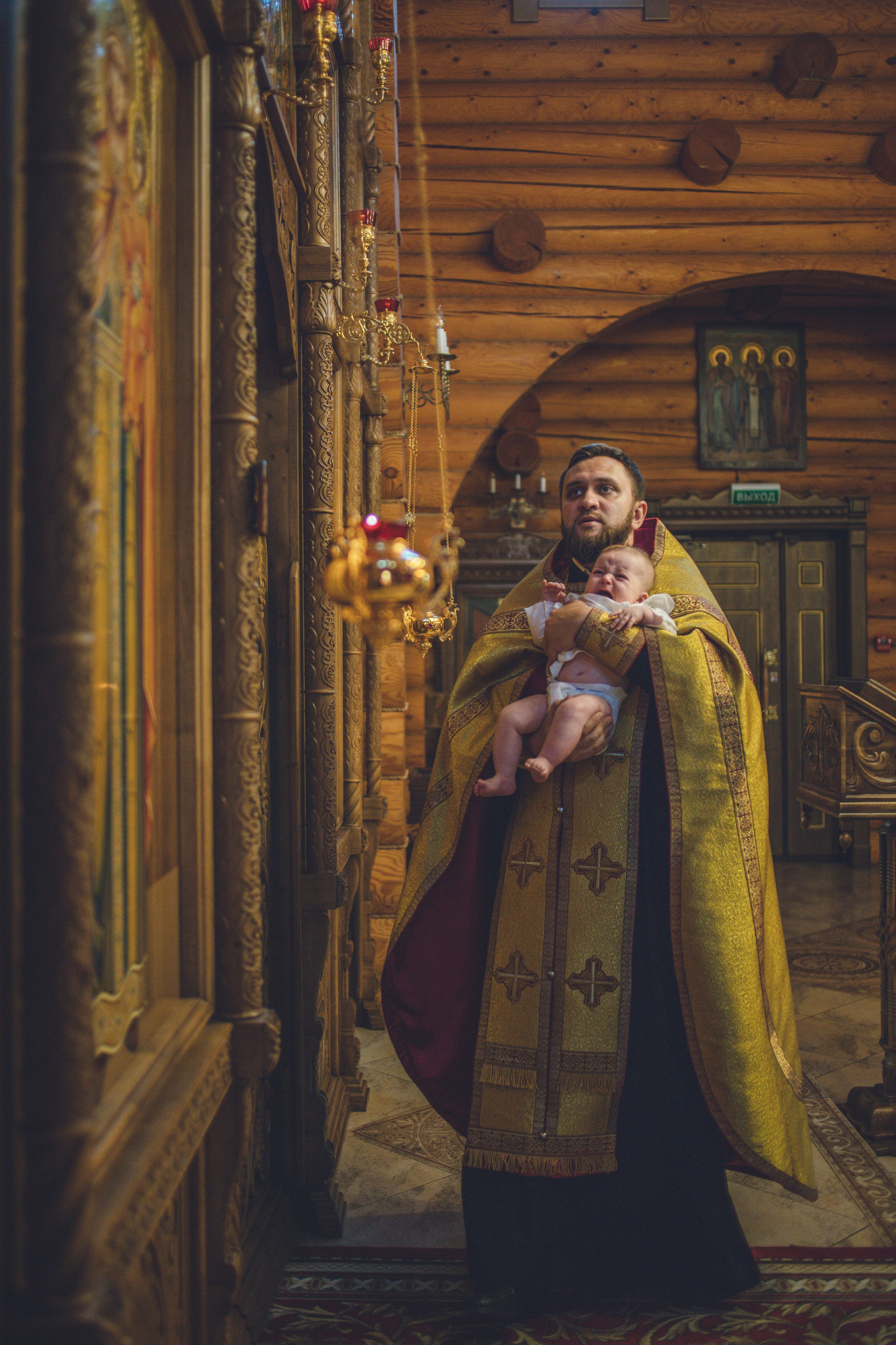 Крещение Тихона. Семейный фотограф г. Димировград Андросова Екатерина