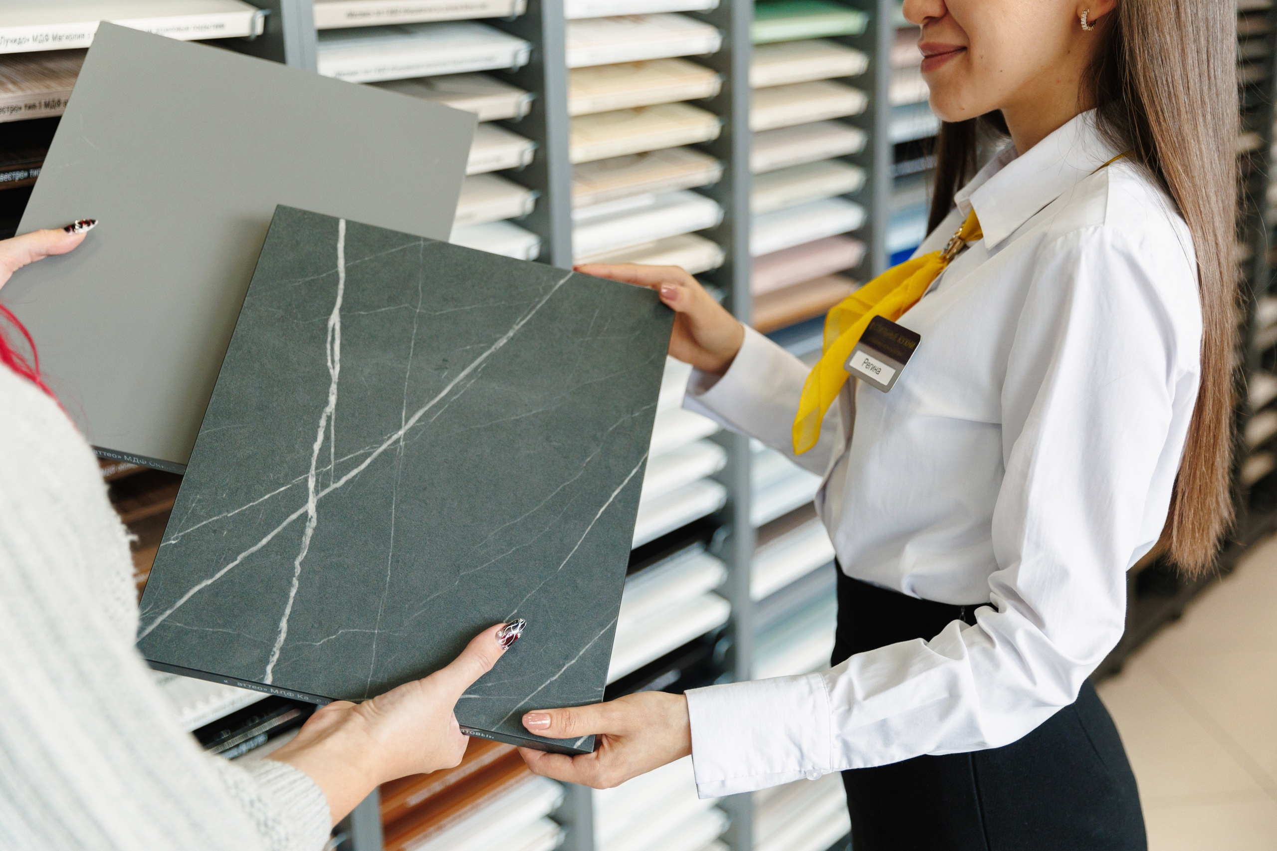 The company's exhibition center Stylish kitchens and interiors. Commercial photographer | Anton Ermakov