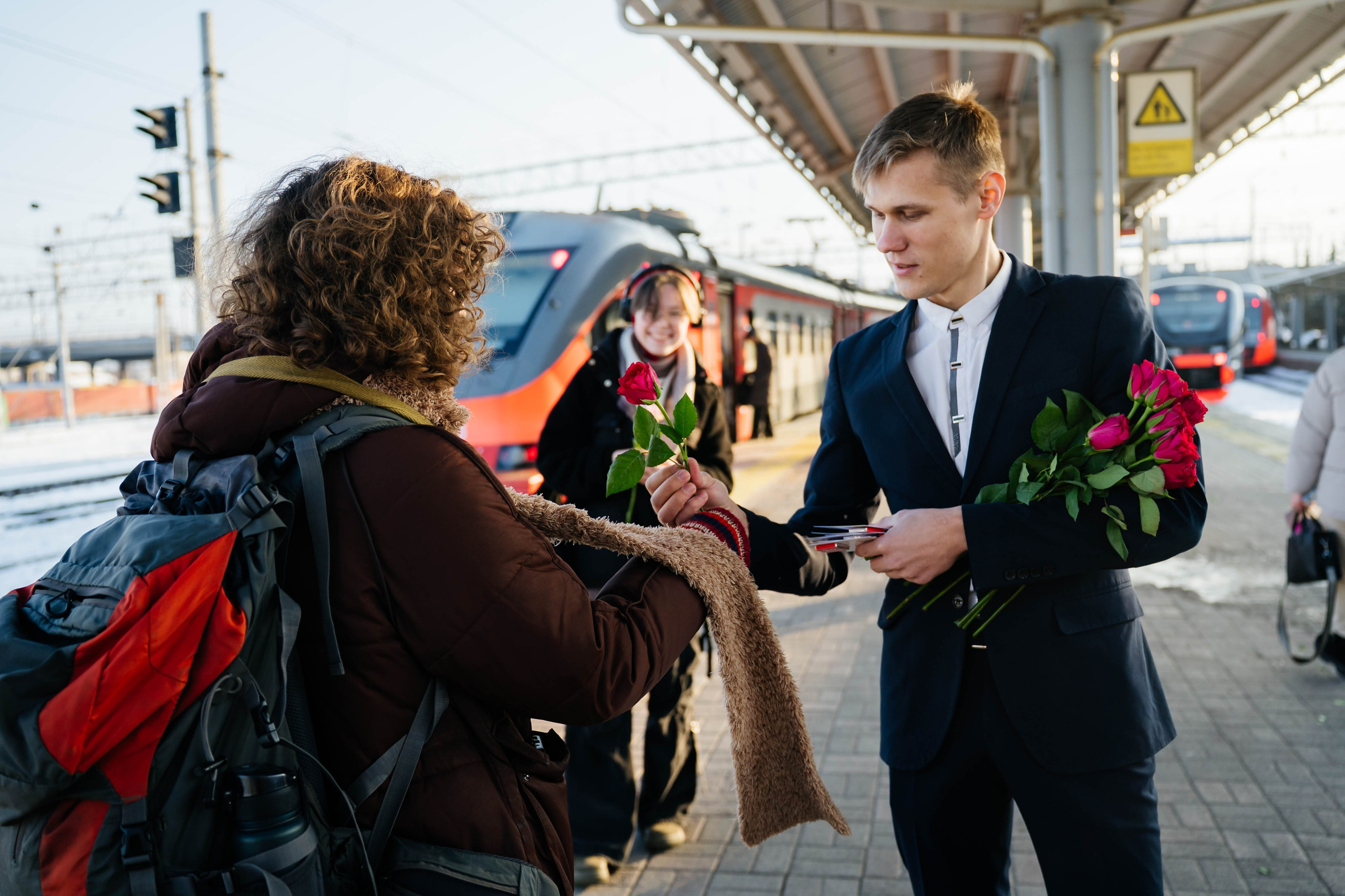 8 марта с РЖД. Видеограф и Фотограф в Челябинске Ксения и Владимир Рюмины