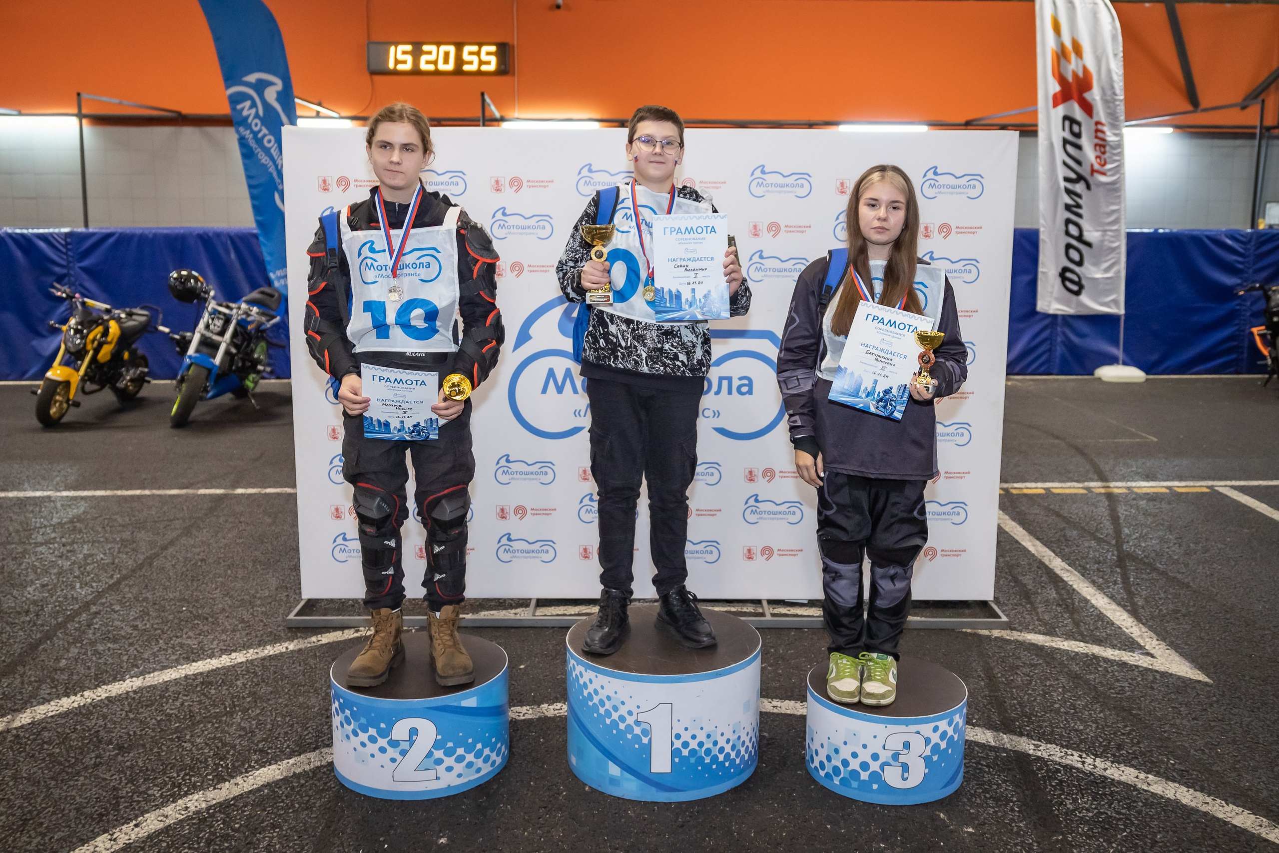 Соревнования в Мотошколе «Мосгортранс». Фотограф Владимир Охрименко