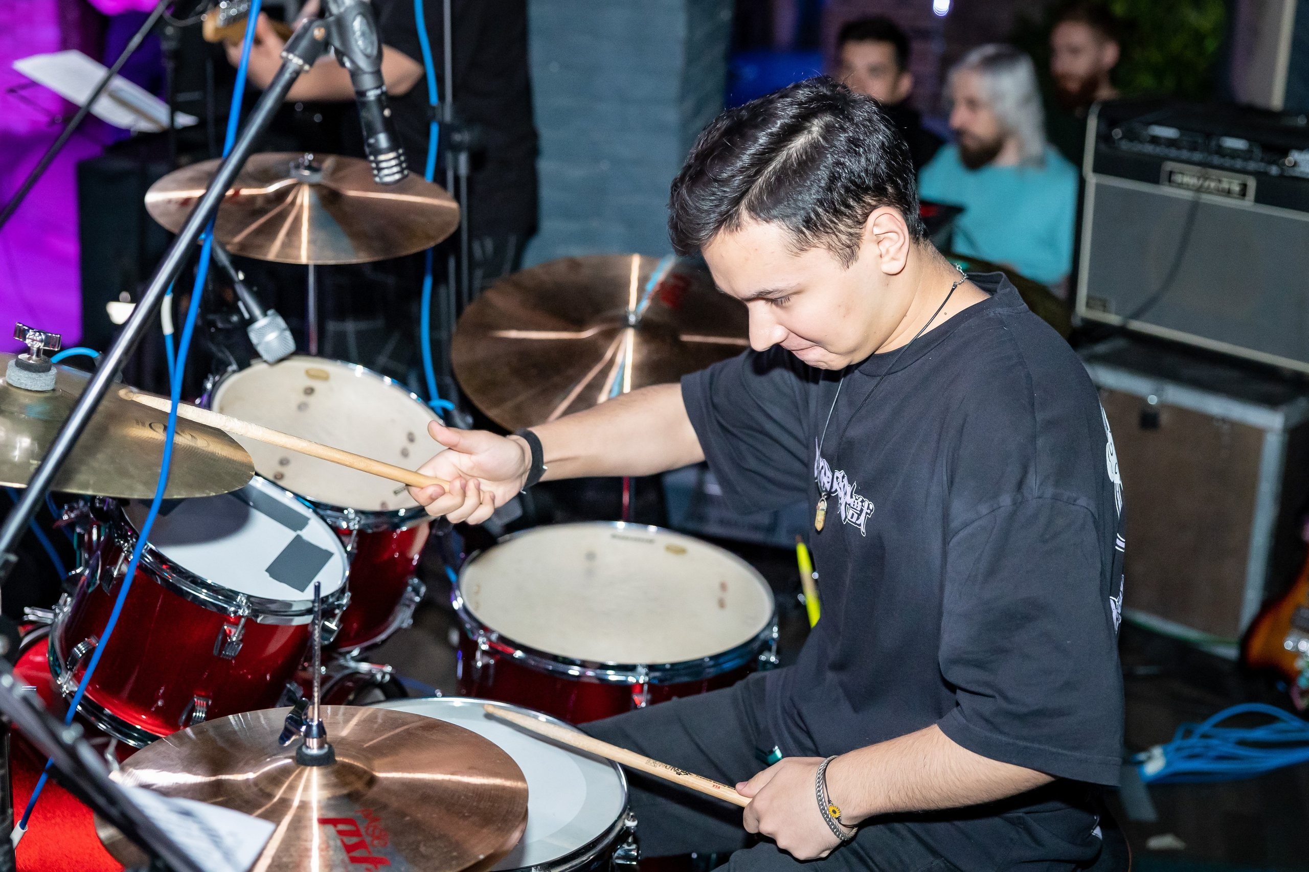 Концерт «Не Школа Барабанов» в Клубе «SOVA». Фотограф Владимир Охрименко