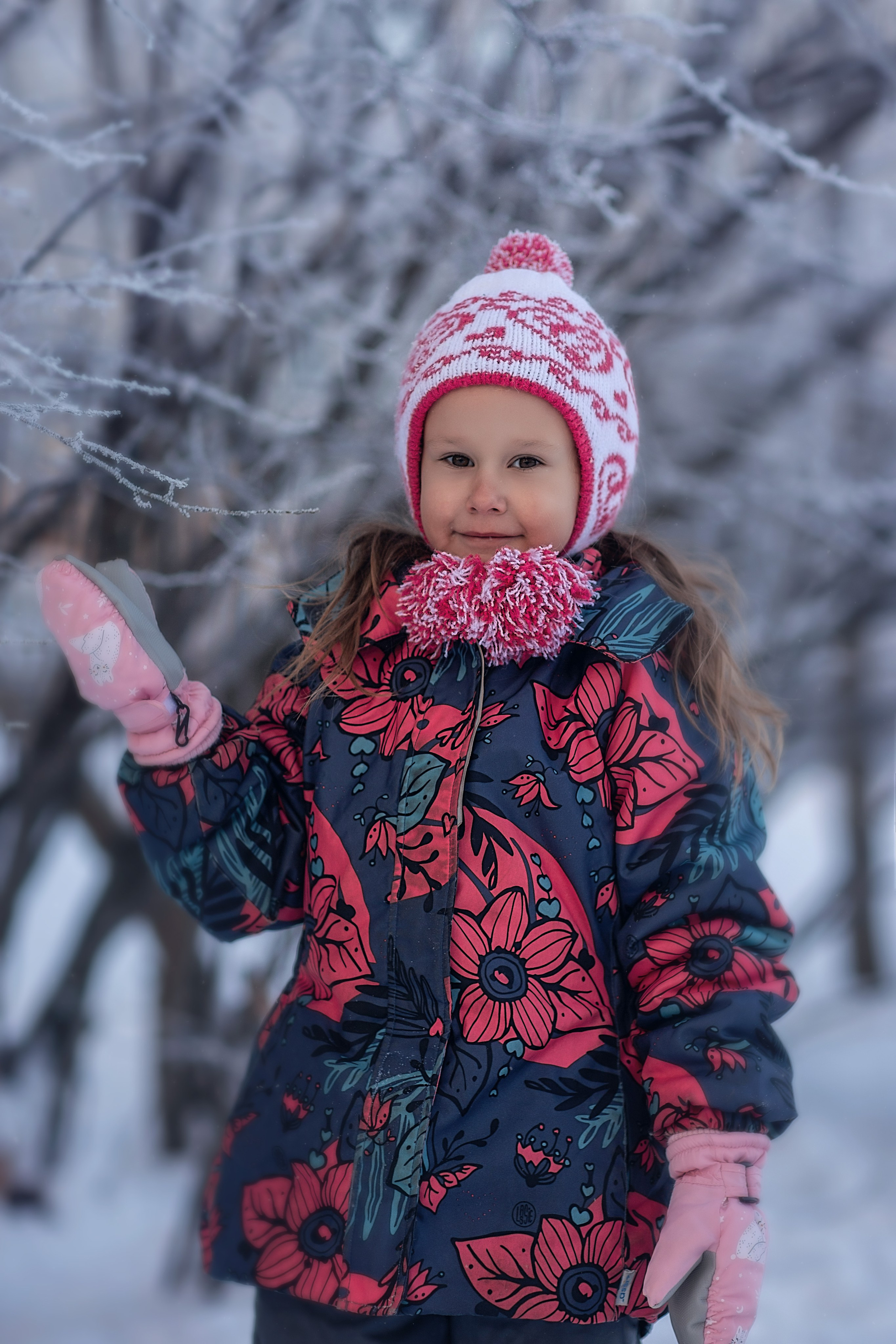 День в саду_ЗИМА_2023 год. Семейный фотограф в Санкт-Петербурге