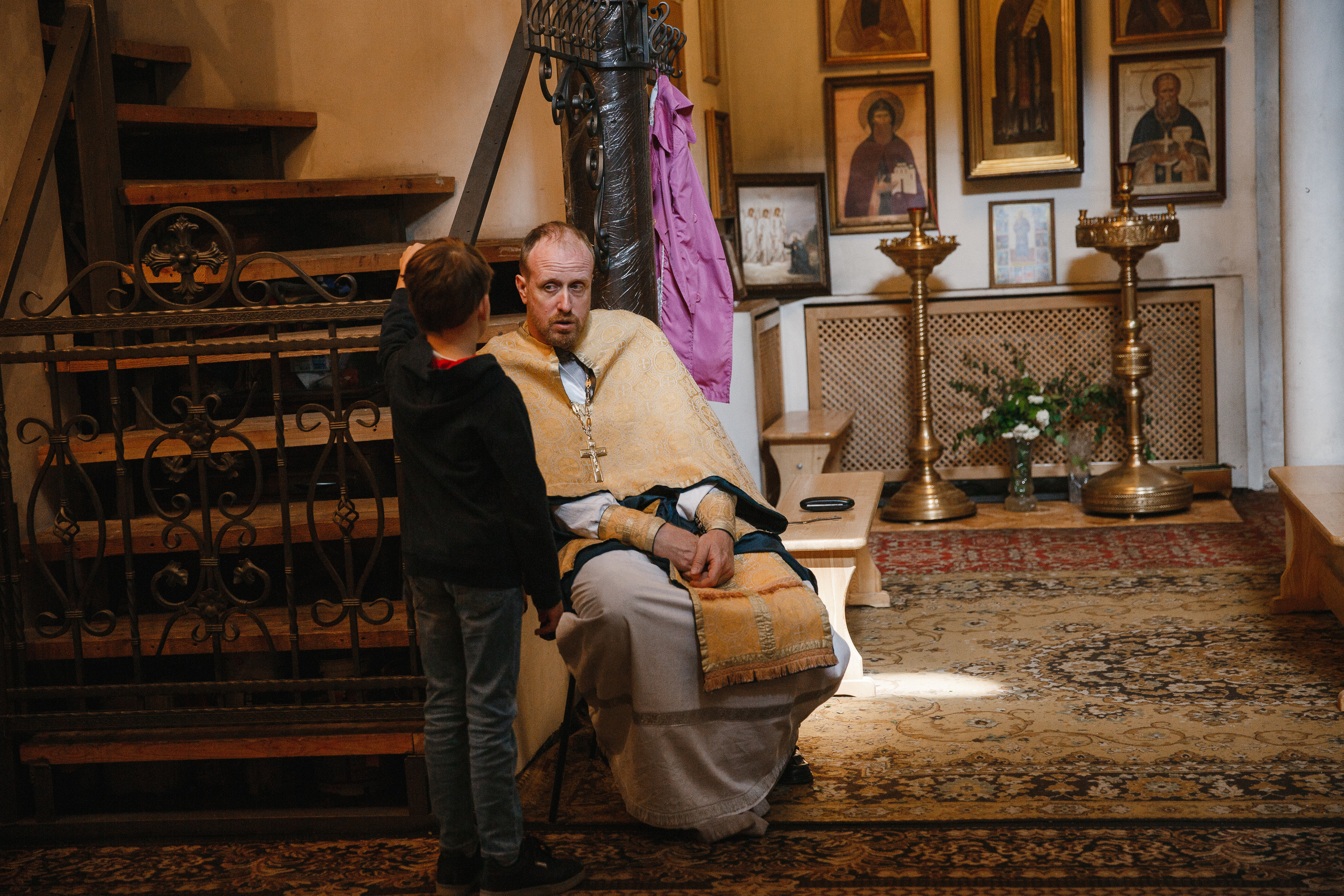 Фотограф на крещение в Монино Скорбященский храм г. Лосино-Петровский