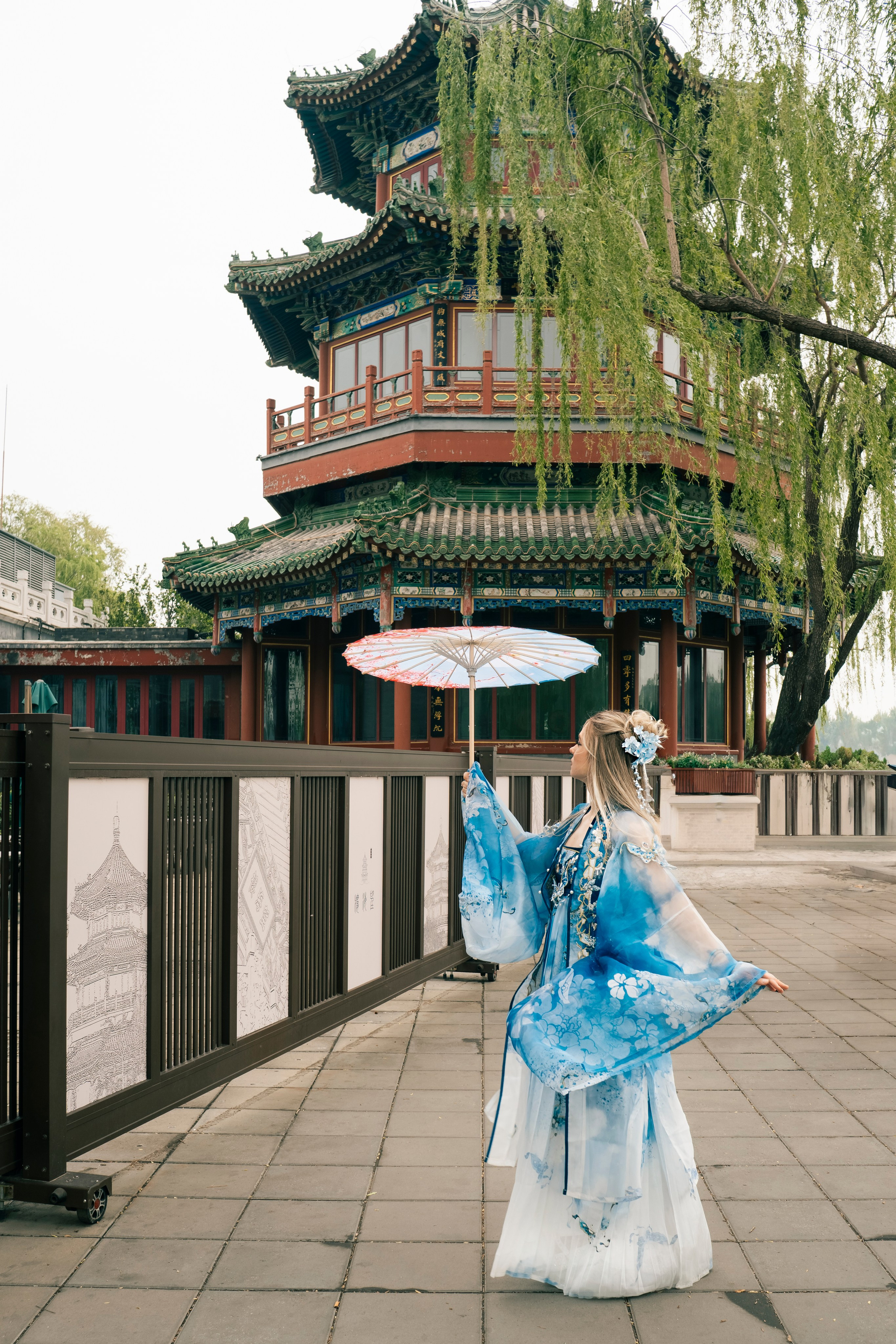Photoshoot in Hanfu dresses