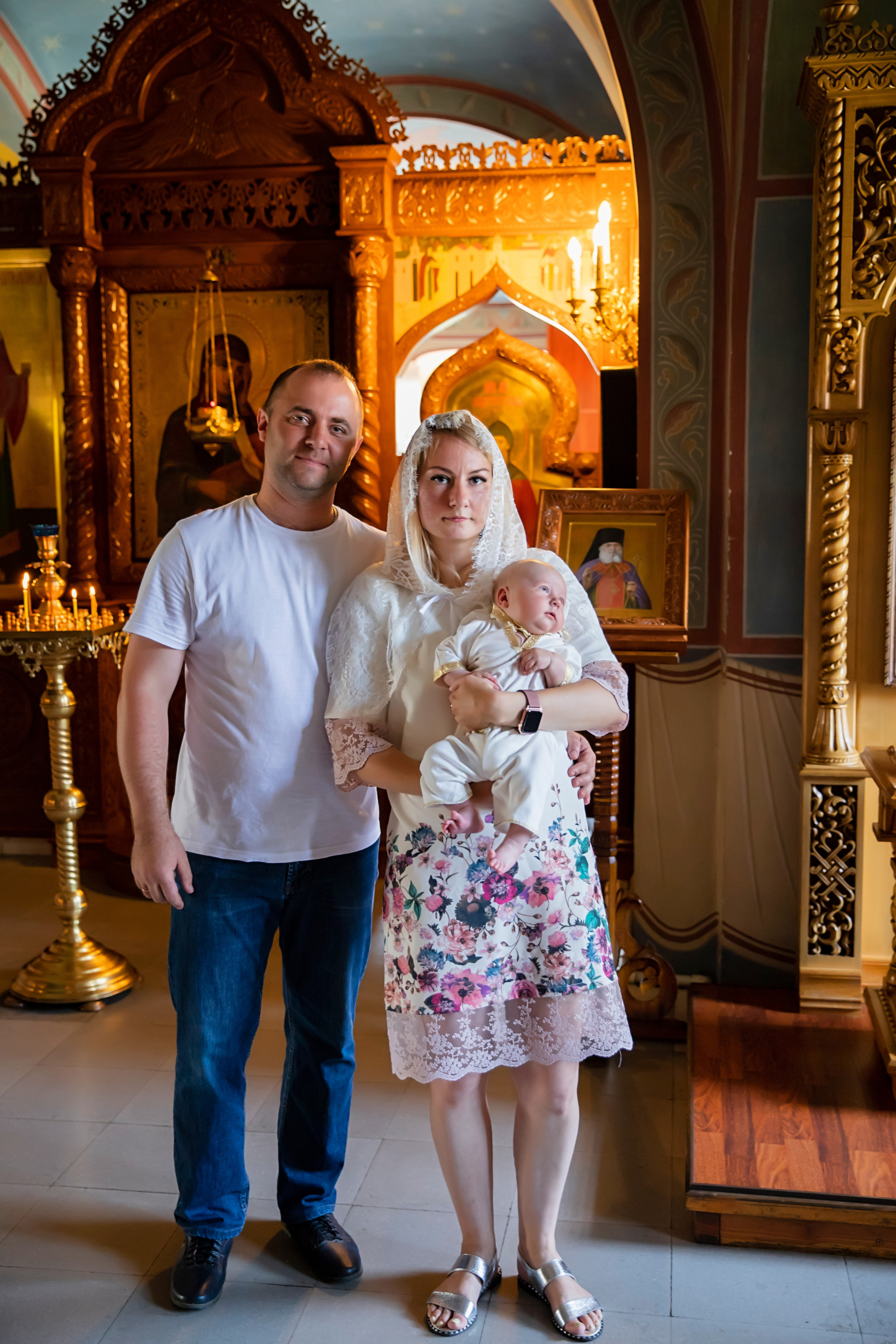 Крещение Владимира. Семейный фотограф в Туле Яна Денисова — семейная фотосессия