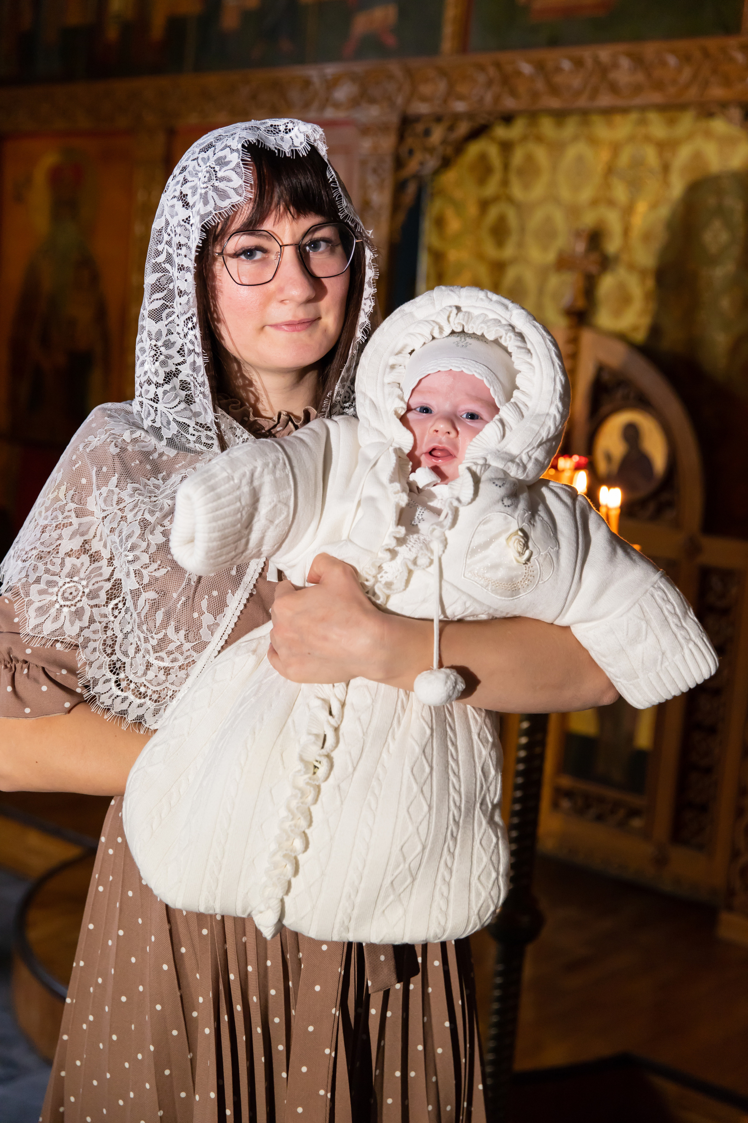 Крещение Вероники. Семейный фотограф в Туле Яна Денисова — семейная фотосессия