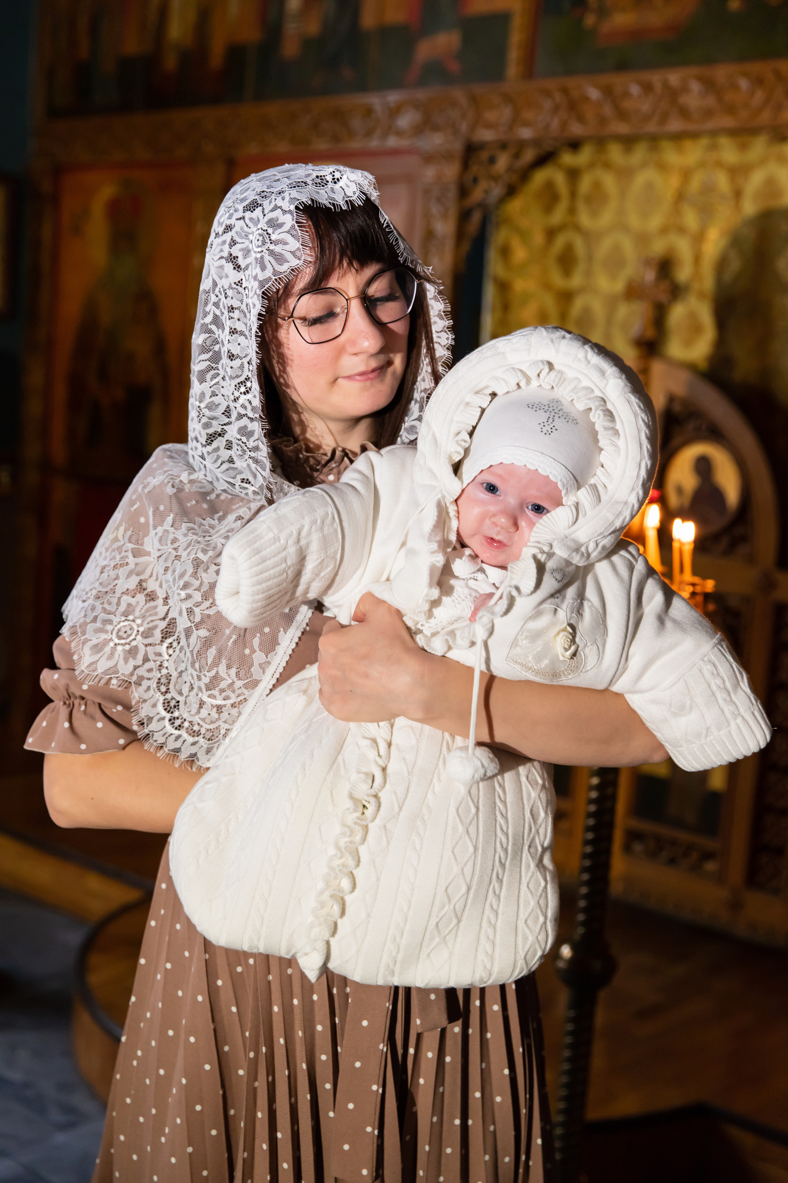 Крещение Вероники. Семейный фотограф в Туле Яна Денисова — семейная фотосессия