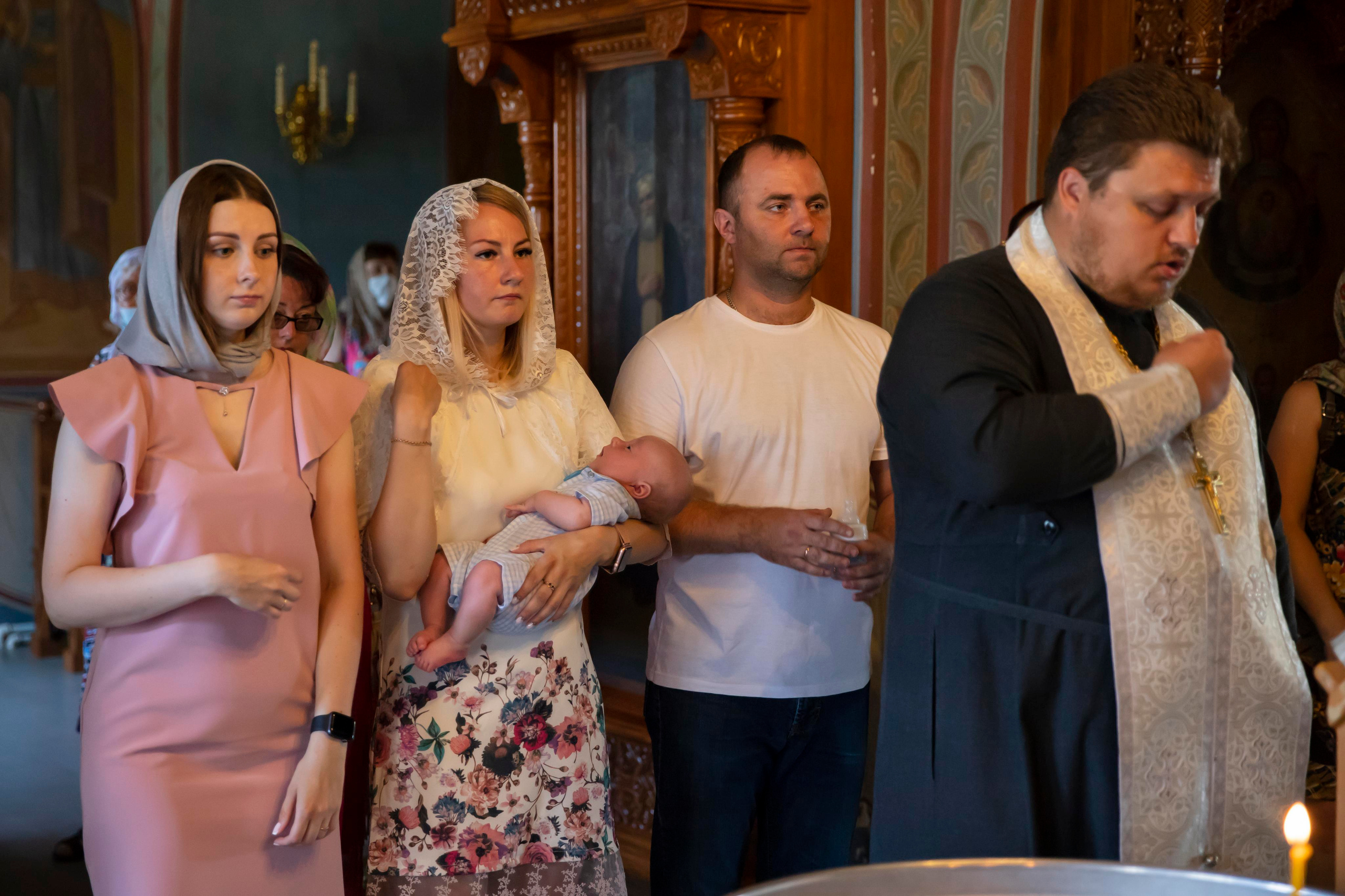 Крещение Владимира. Семейный фотограф в Туле Яна Денисова — семейная фотосессия