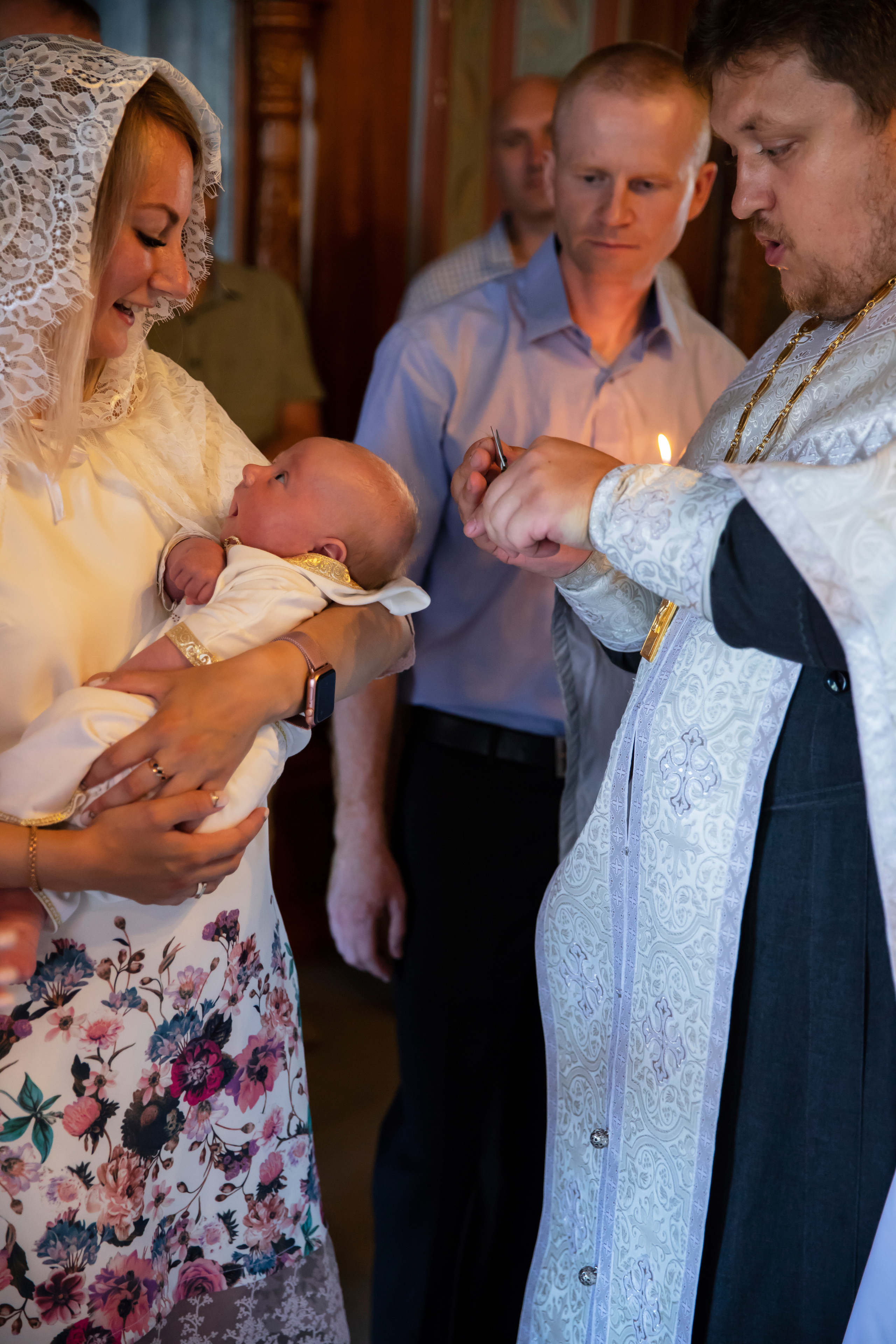 Крещение Владимира. Семейный фотограф в Туле Яна Денисова — семейная фотосессия
