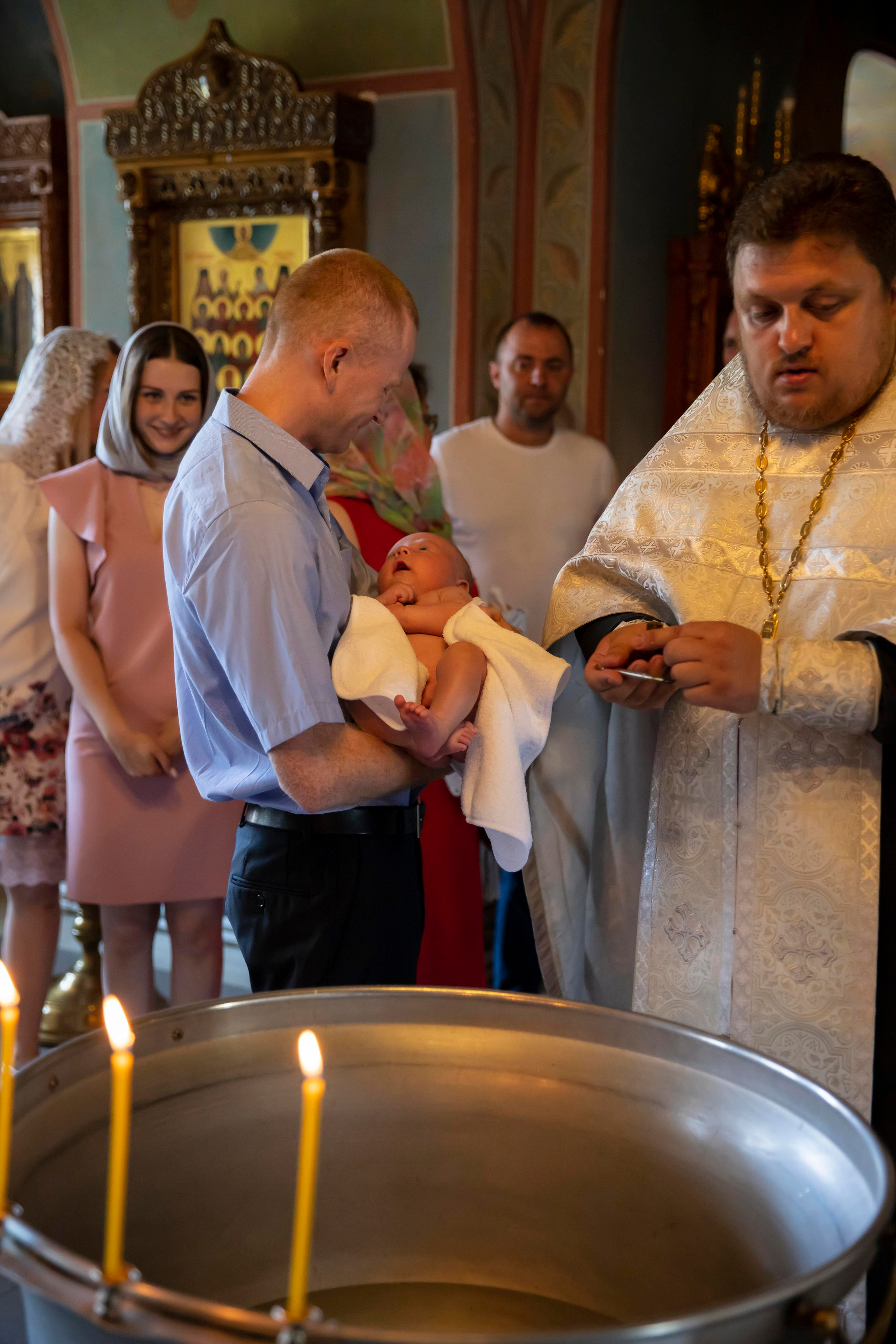 Крещение Владимира. Семейный фотограф в Туле Яна Денисова — семейная фотосессия