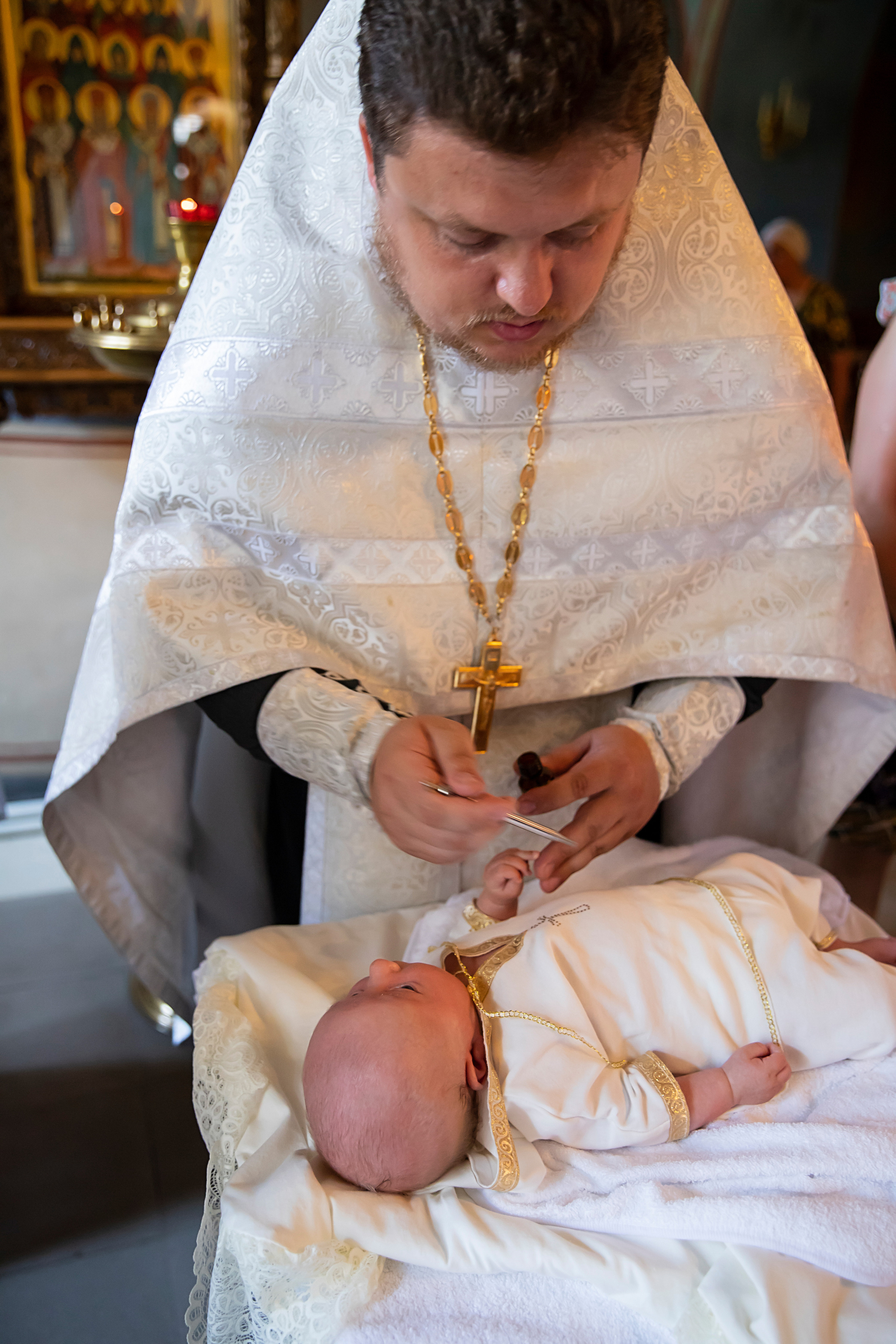 Крещение Владимира. Семейный фотограф в Туле Яна Денисова — семейная фотосессия