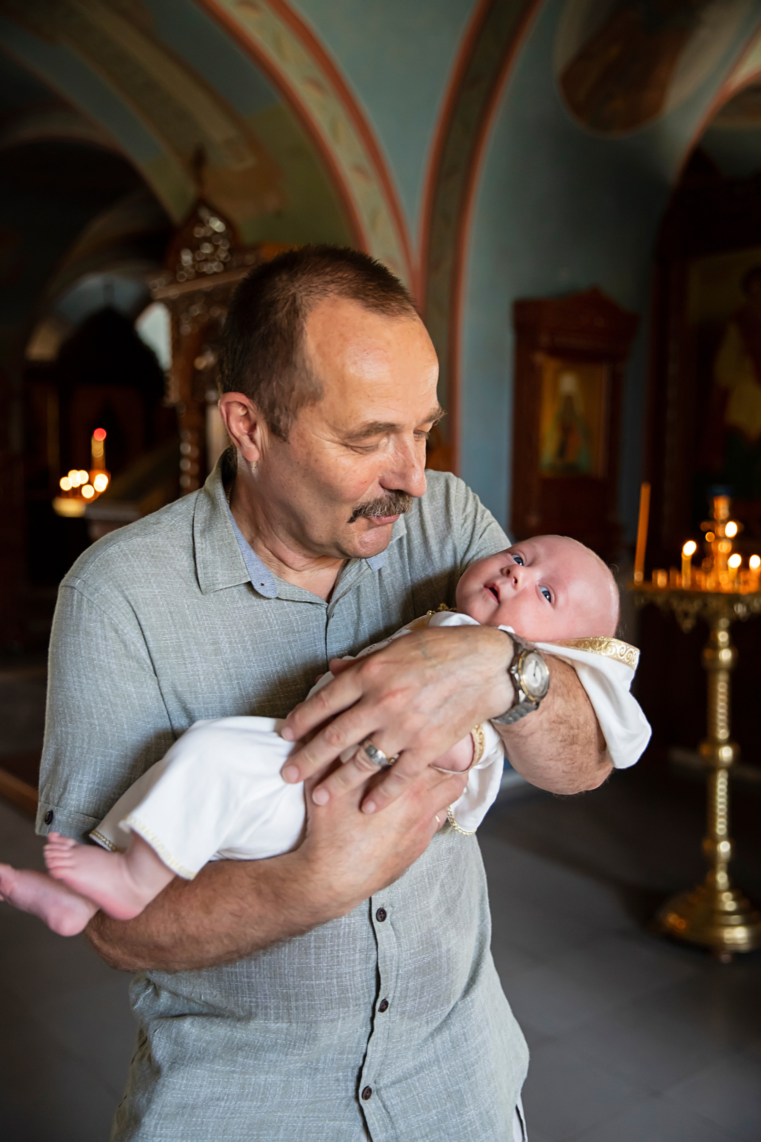 Крещение Владимира. Семейный фотограф в Туле Яна Денисова — семейная фотосессия