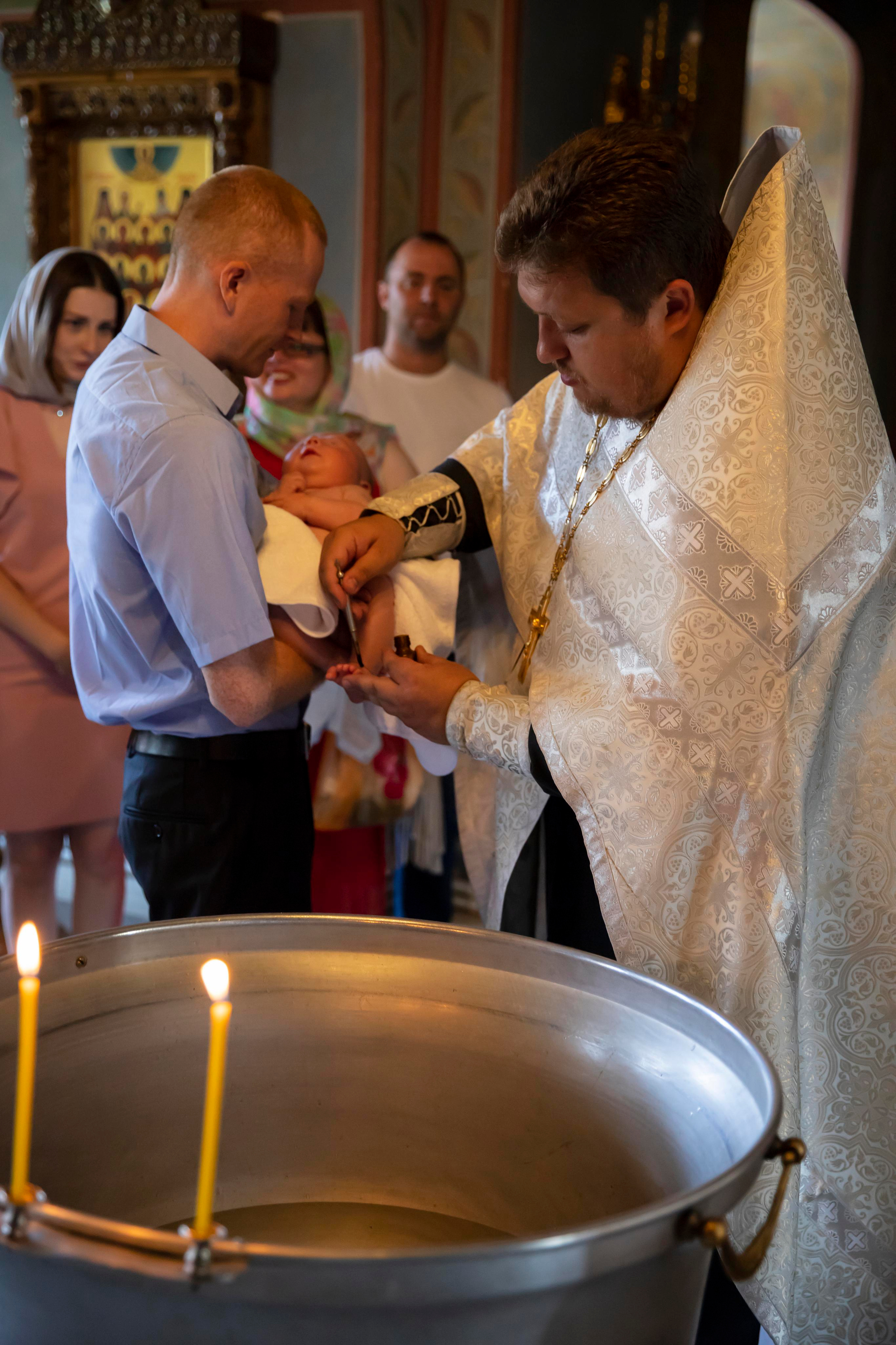 Крещение Владимира. Семейный фотограф в Туле Яна Денисова — семейная фотосессия