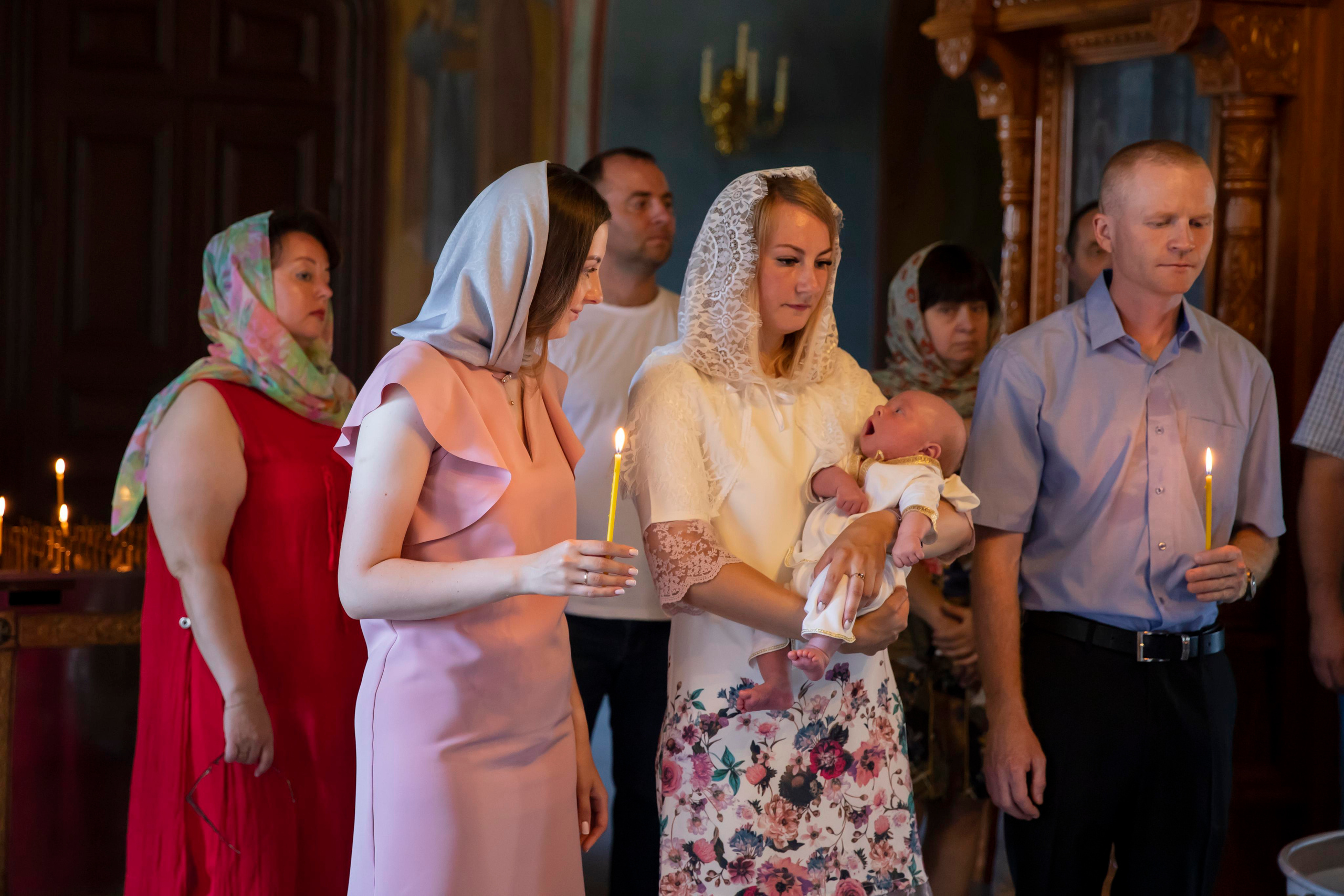 Крещение Владимира. Семейный фотограф в Туле Яна Денисова — семейная фотосессия