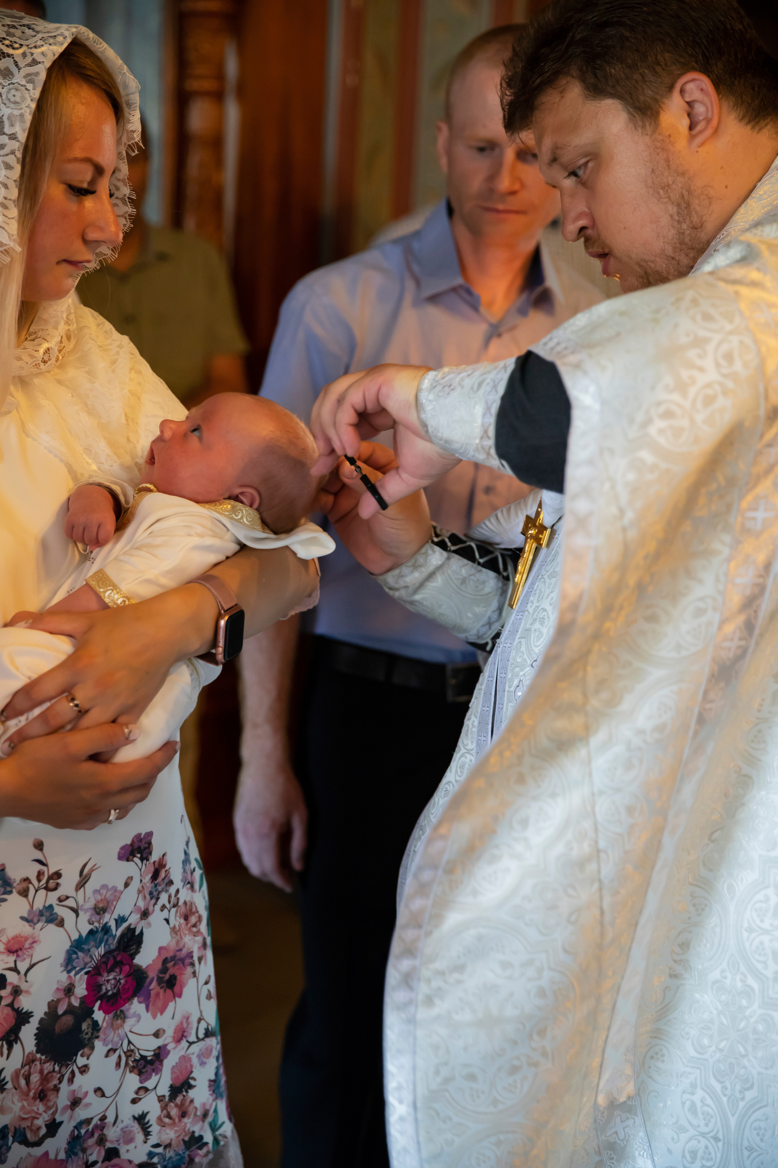 Крещение Владимира. Семейный фотограф в Туле Яна Денисова — семейная фотосессия
