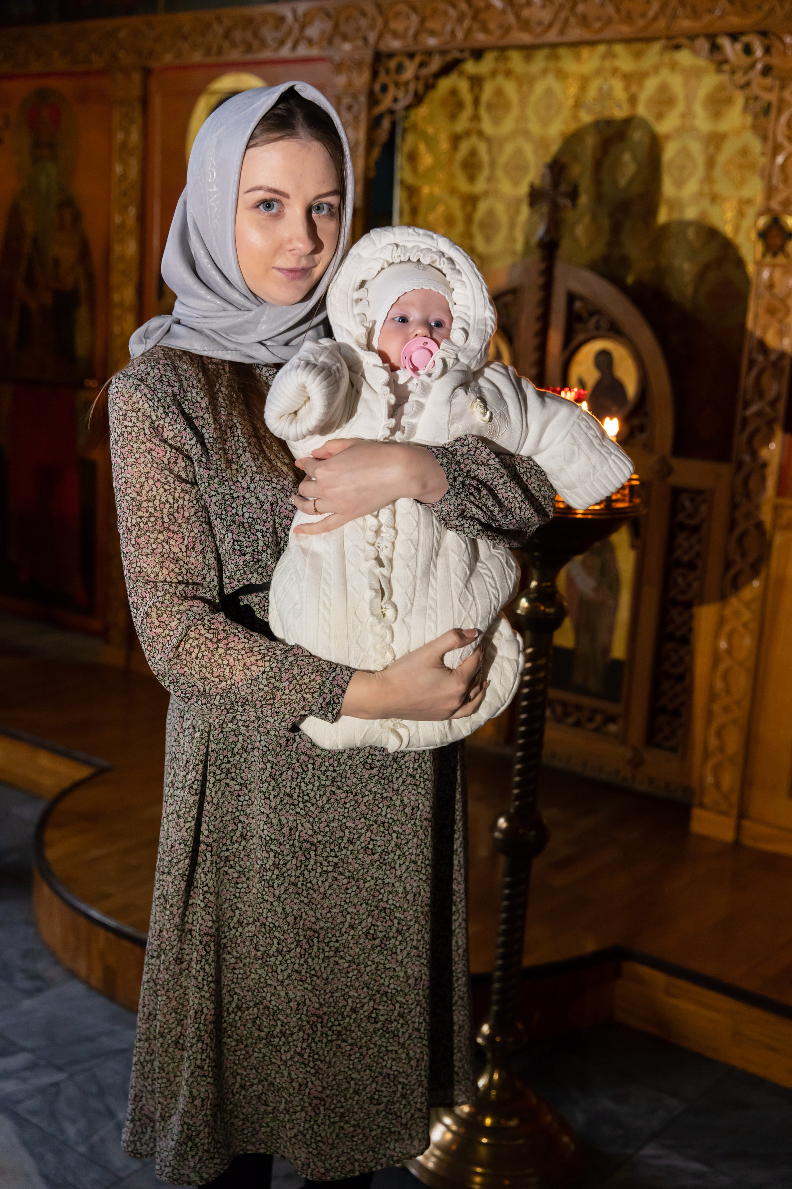Крещение Вероники. Семейный фотограф в Туле Яна Денисова — семейная фотосессия