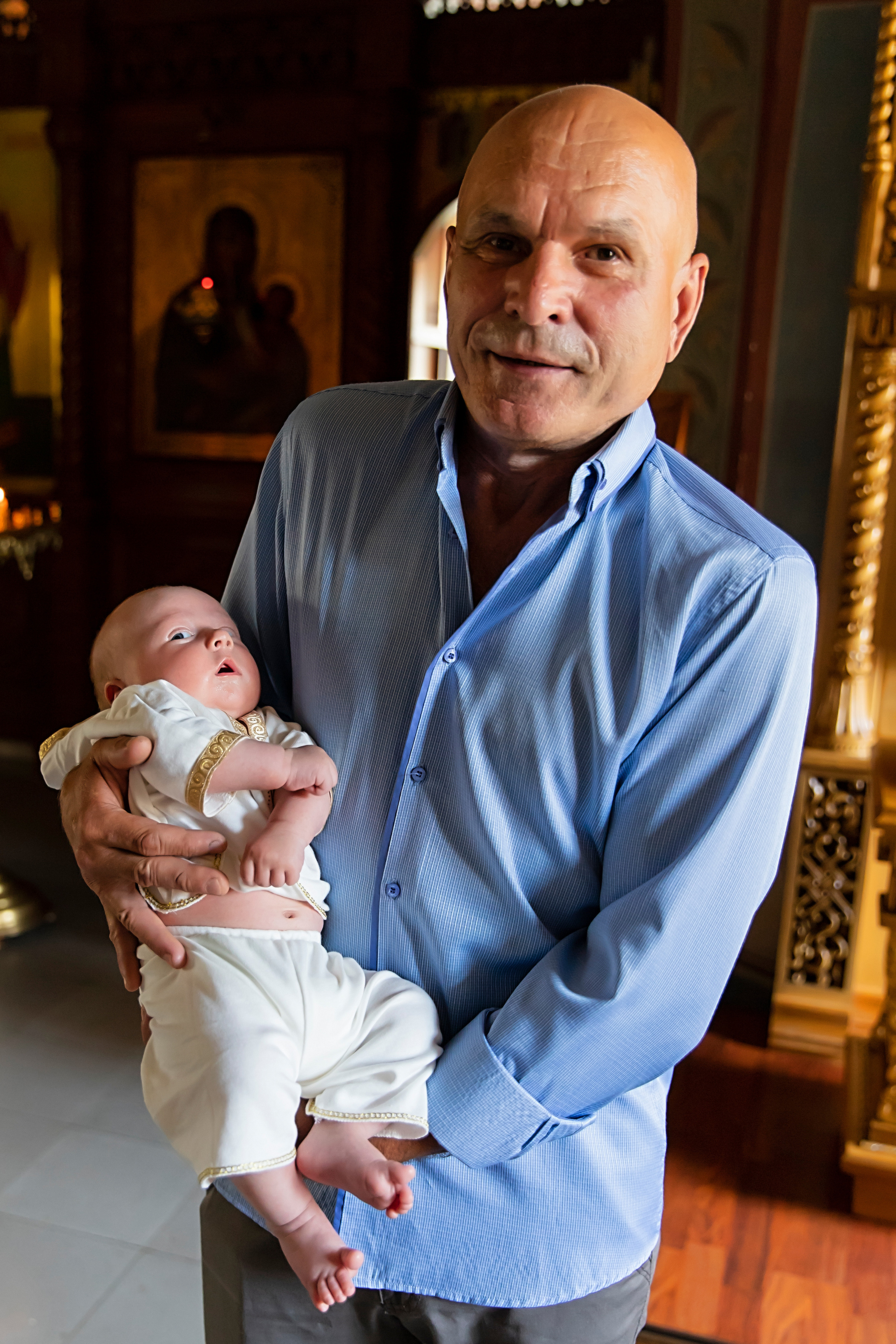 Крещение Владимира. Семейный фотограф в Туле Яна Денисова — семейная фотосессия