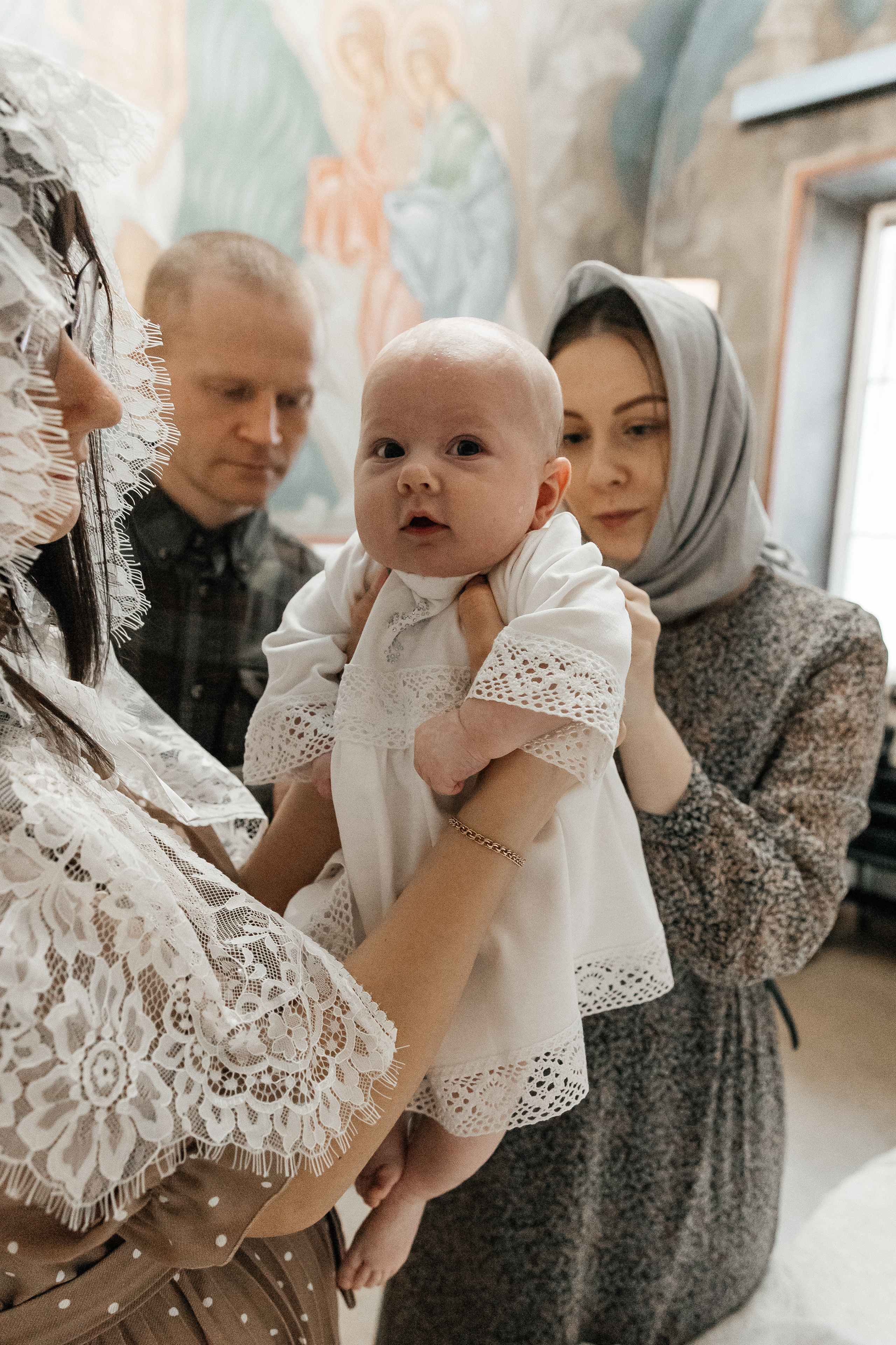 Крещение Вероники. Семейный фотограф в Туле Яна Денисова — семейная фотосессия