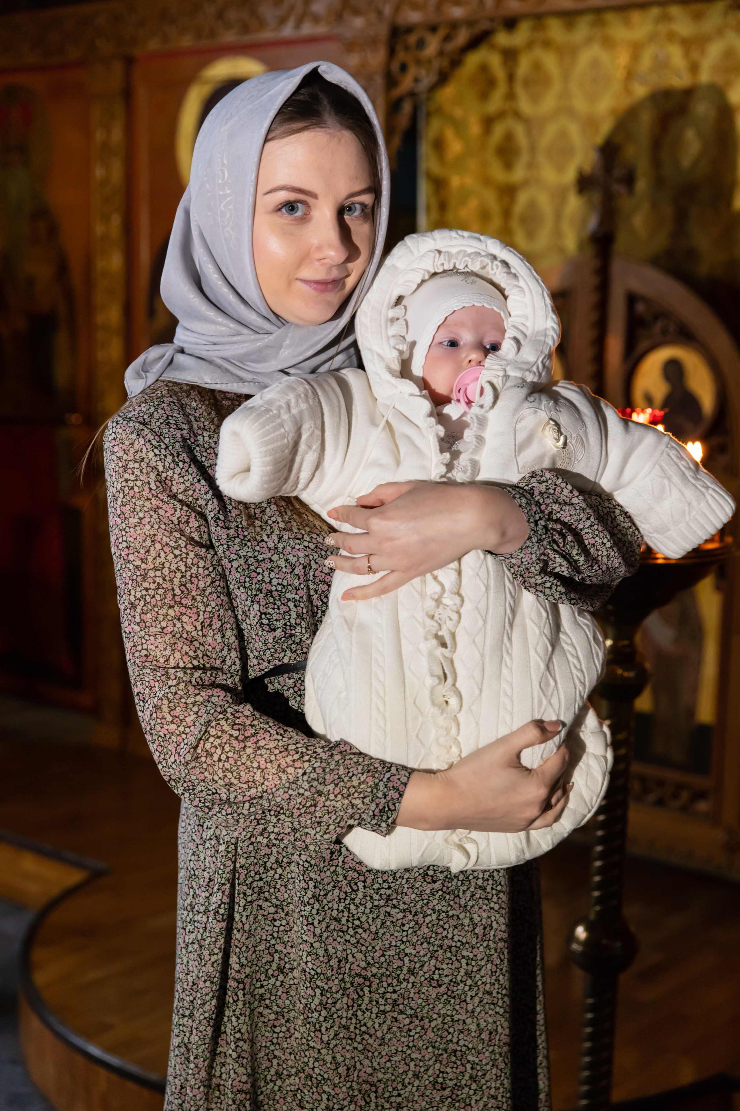 Крещение Вероники. Семейный фотограф в Туле Яна Денисова — семейная фотосессия