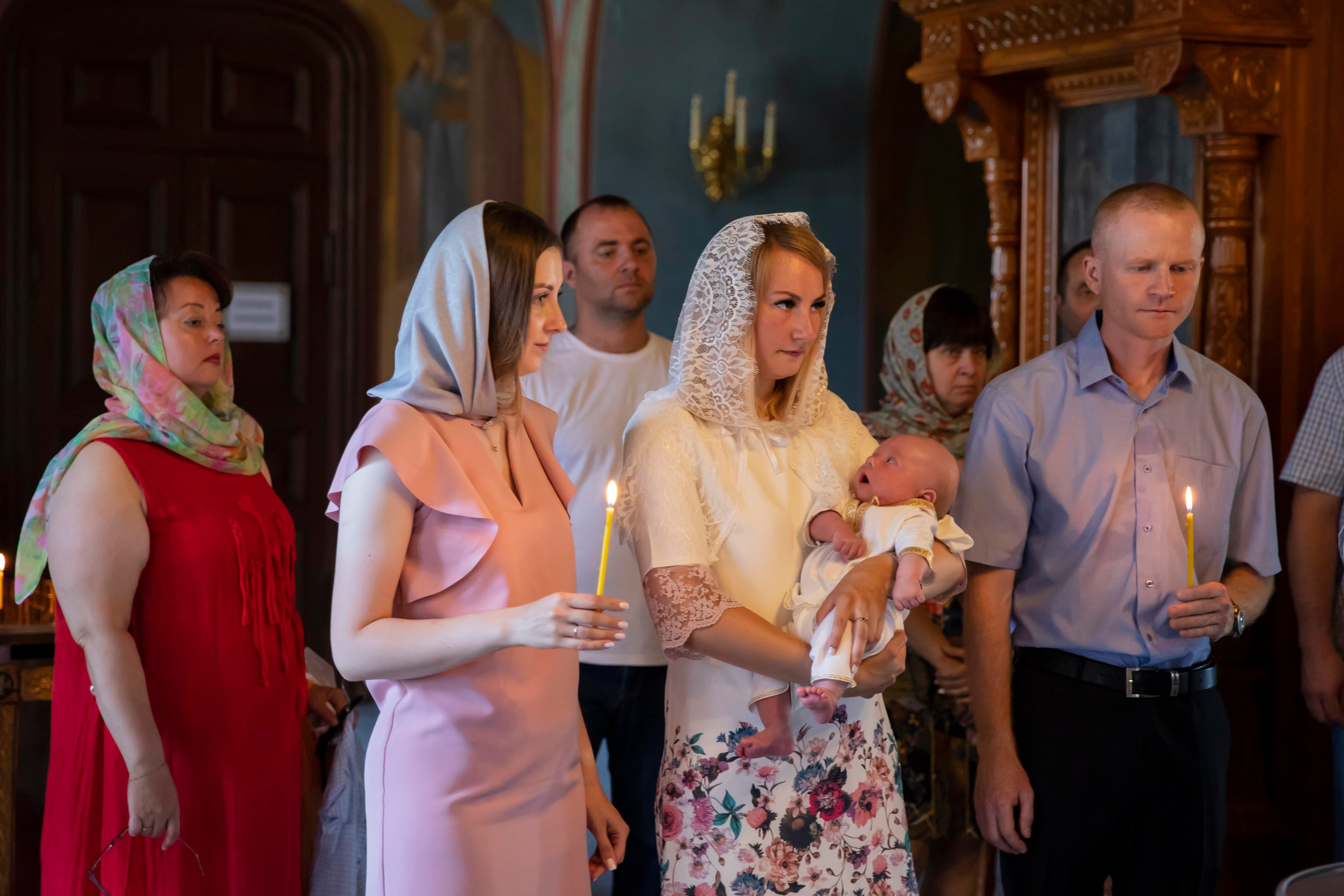Крещение Владимира. Семейный фотограф в Туле Яна Денисова — семейная фотосессия
