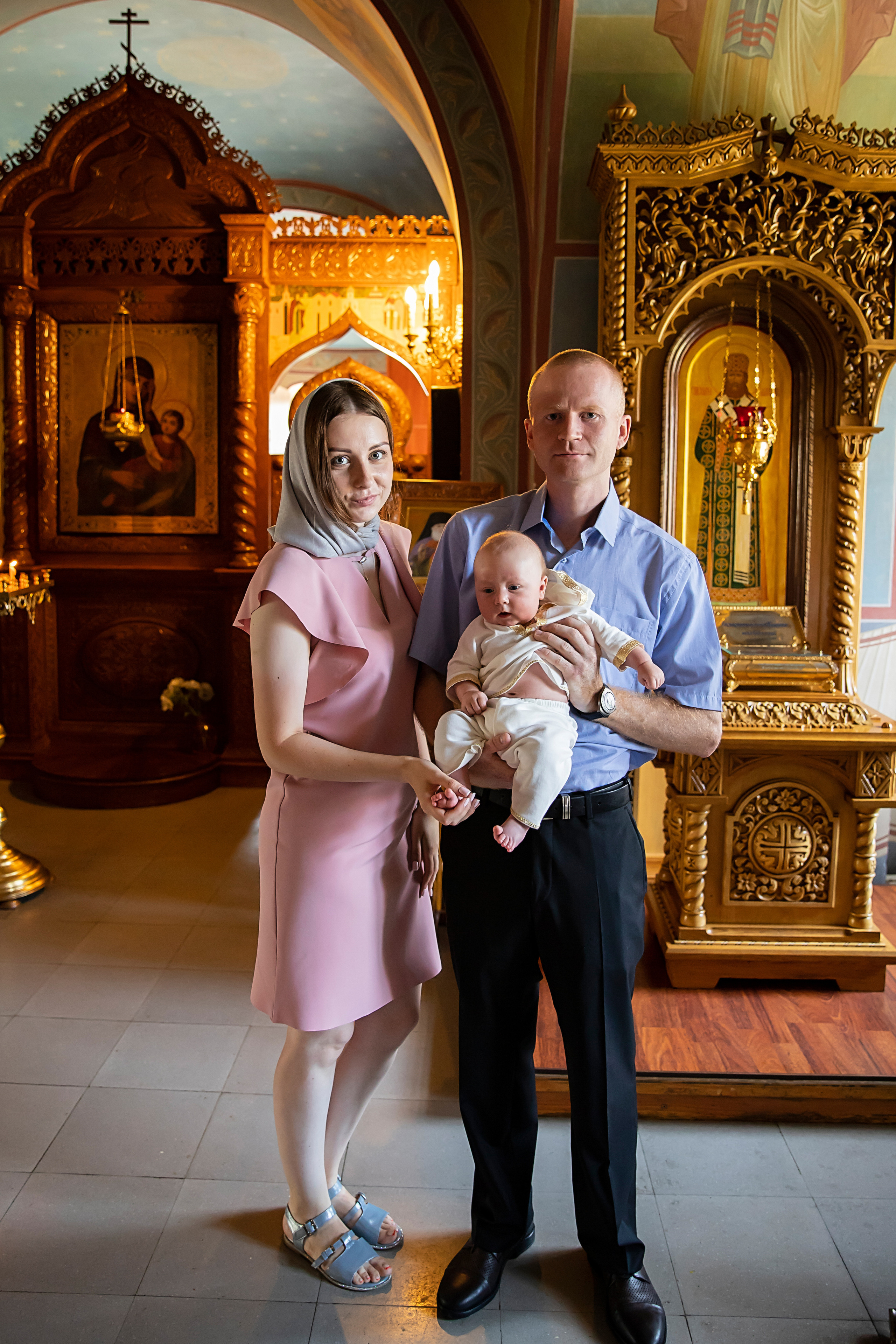 Крещение Владимира. Семейный фотограф в Туле Яна Денисова — семейная фотосессия