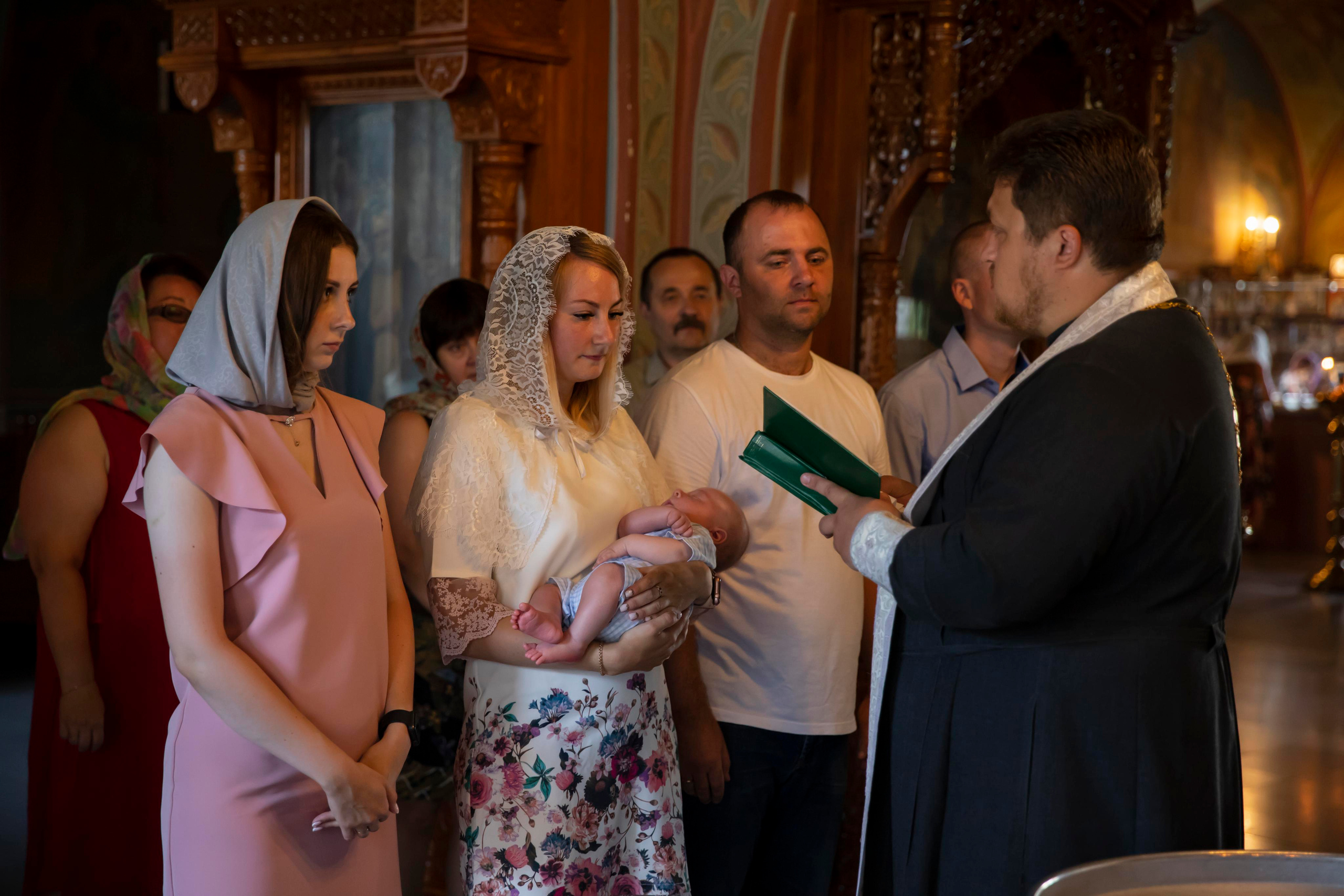 Крещение Владимира. Семейный фотограф в Туле Яна Денисова — семейная фотосессия