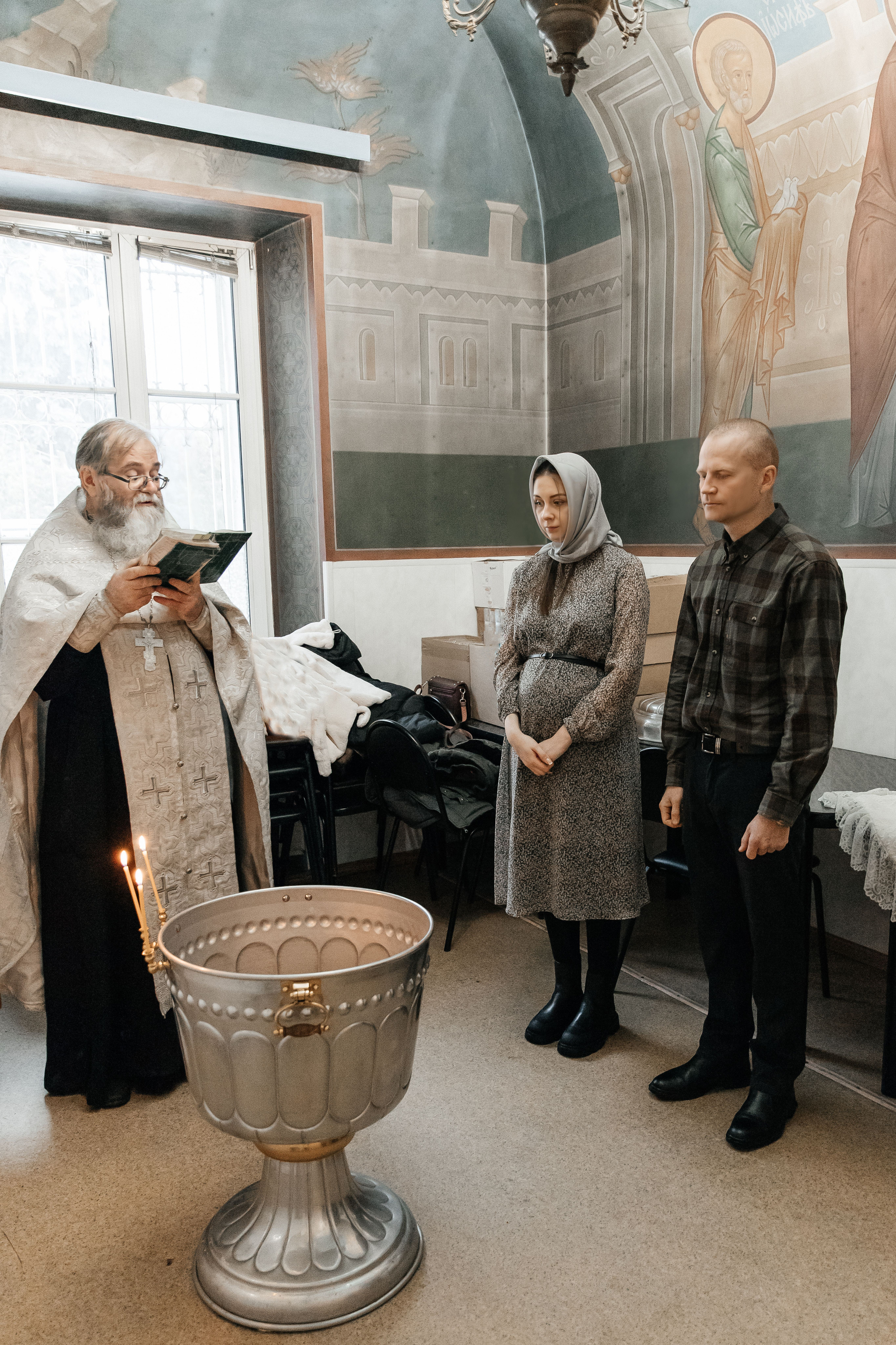 Крещение Вероники. Семейный фотограф в Туле Яна Денисова — семейная фотосессия