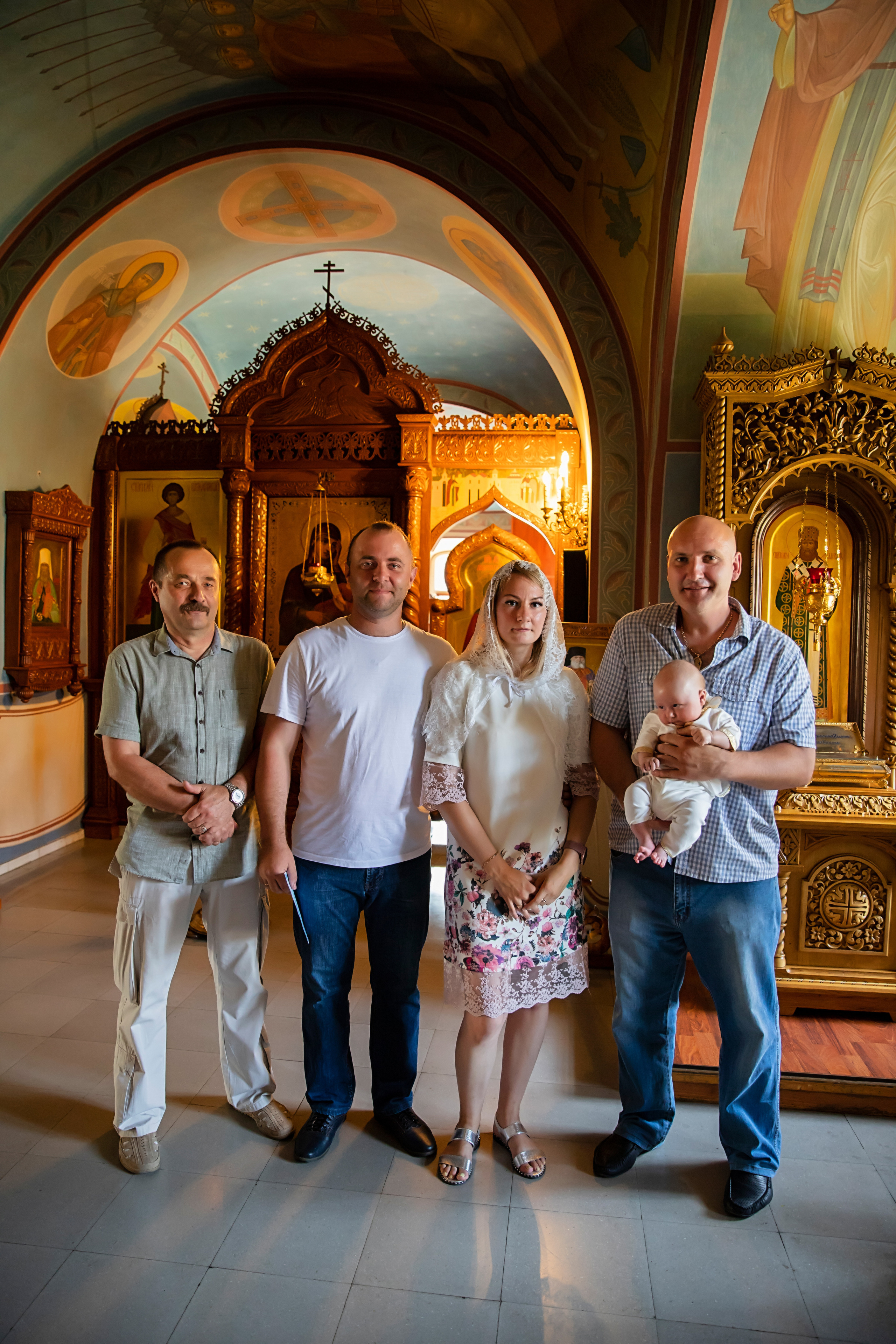 Крещение Владимира. Семейный фотограф в Туле Яна Денисова — семейная фотосессия