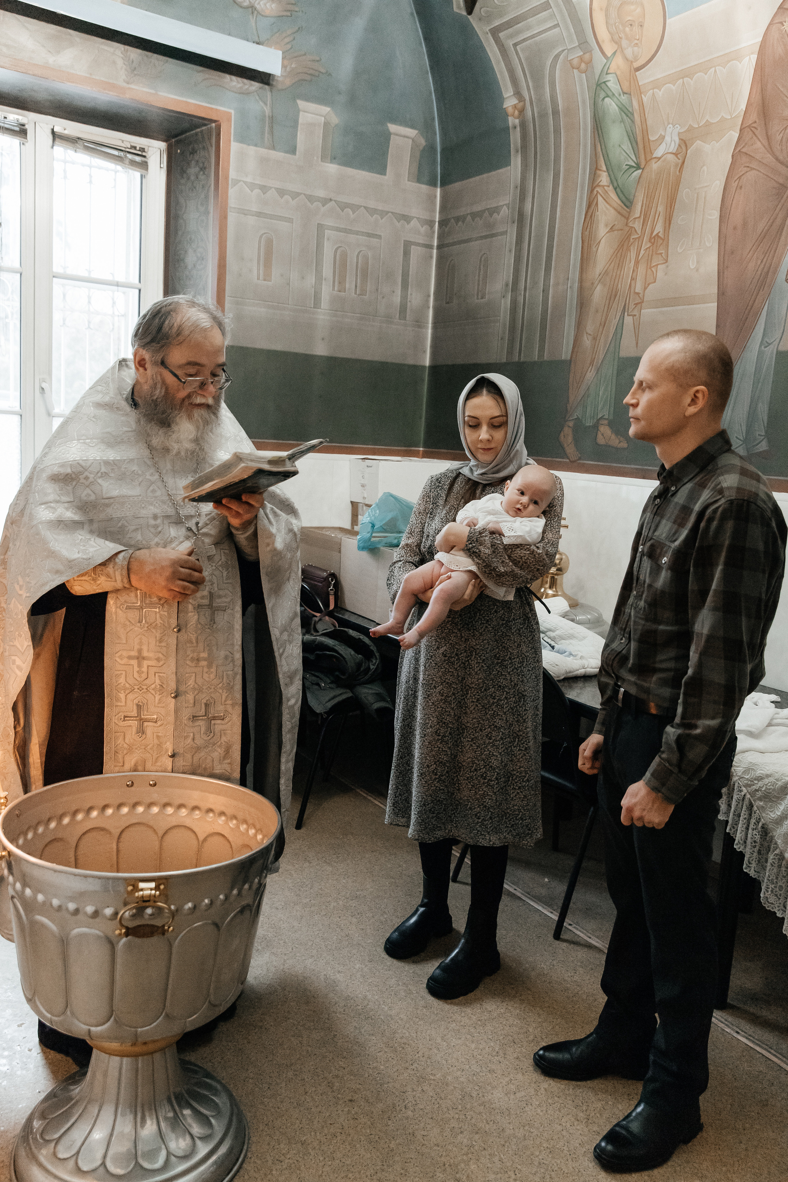 Крещение Вероники. Семейный фотограф в Туле Яна Денисова — семейная фотосессия