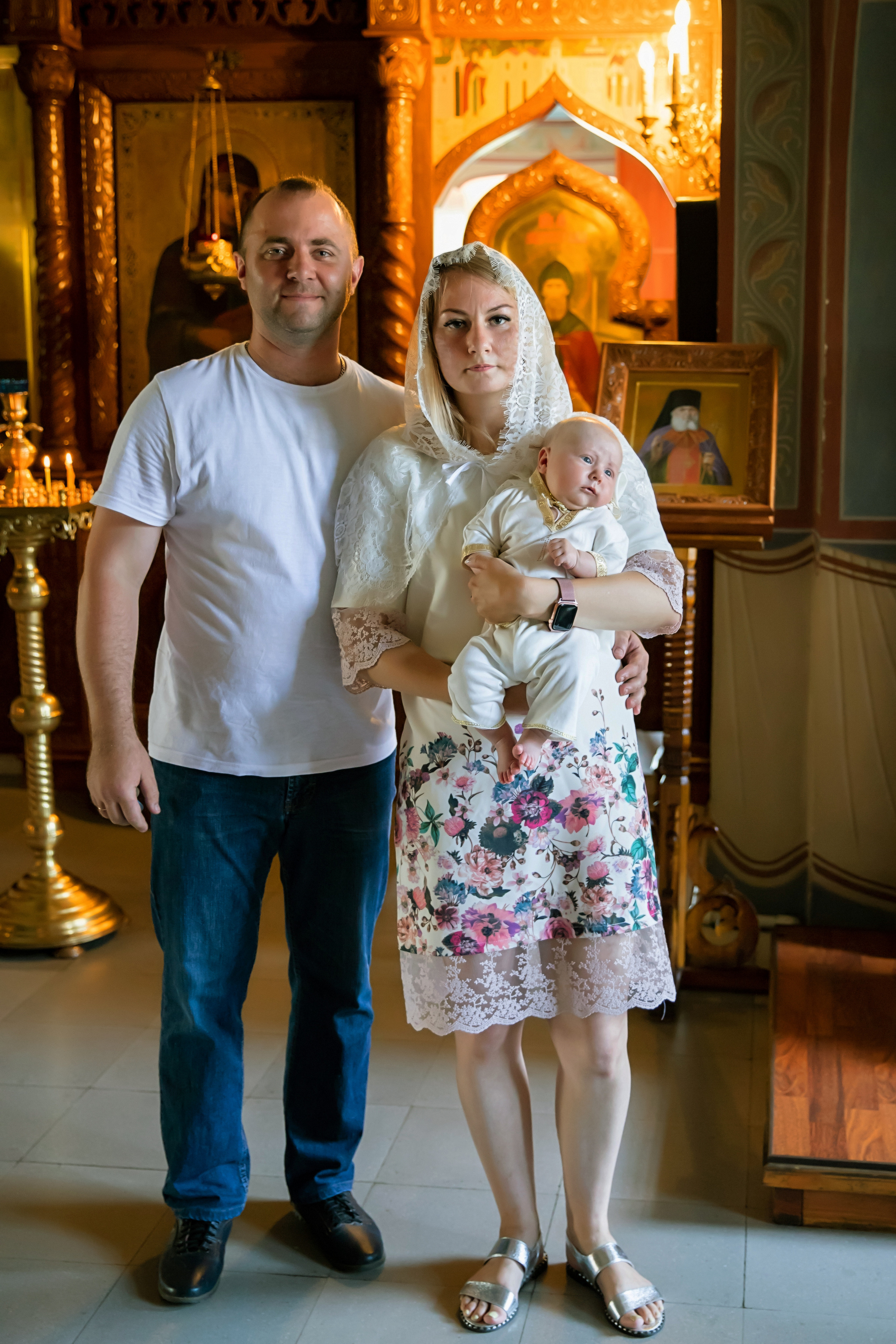 Крещение Владимира. Семейный фотограф в Туле Яна Денисова — семейная фотосессия