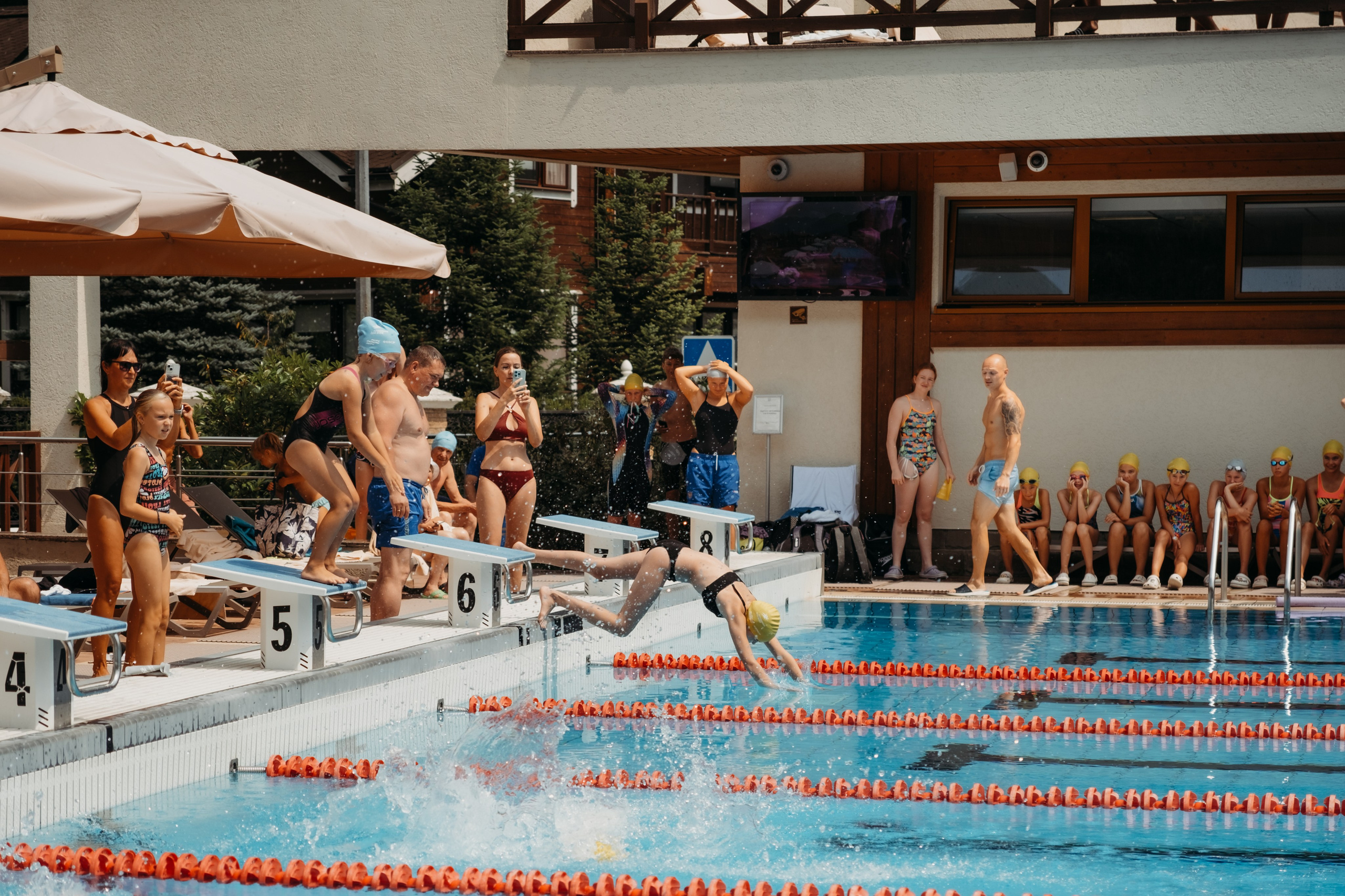 Всероссийский фестиваль «День пловца» в Гранд отель поляна. Репортажный фотограф в Сочи Екатерина Вежливцева