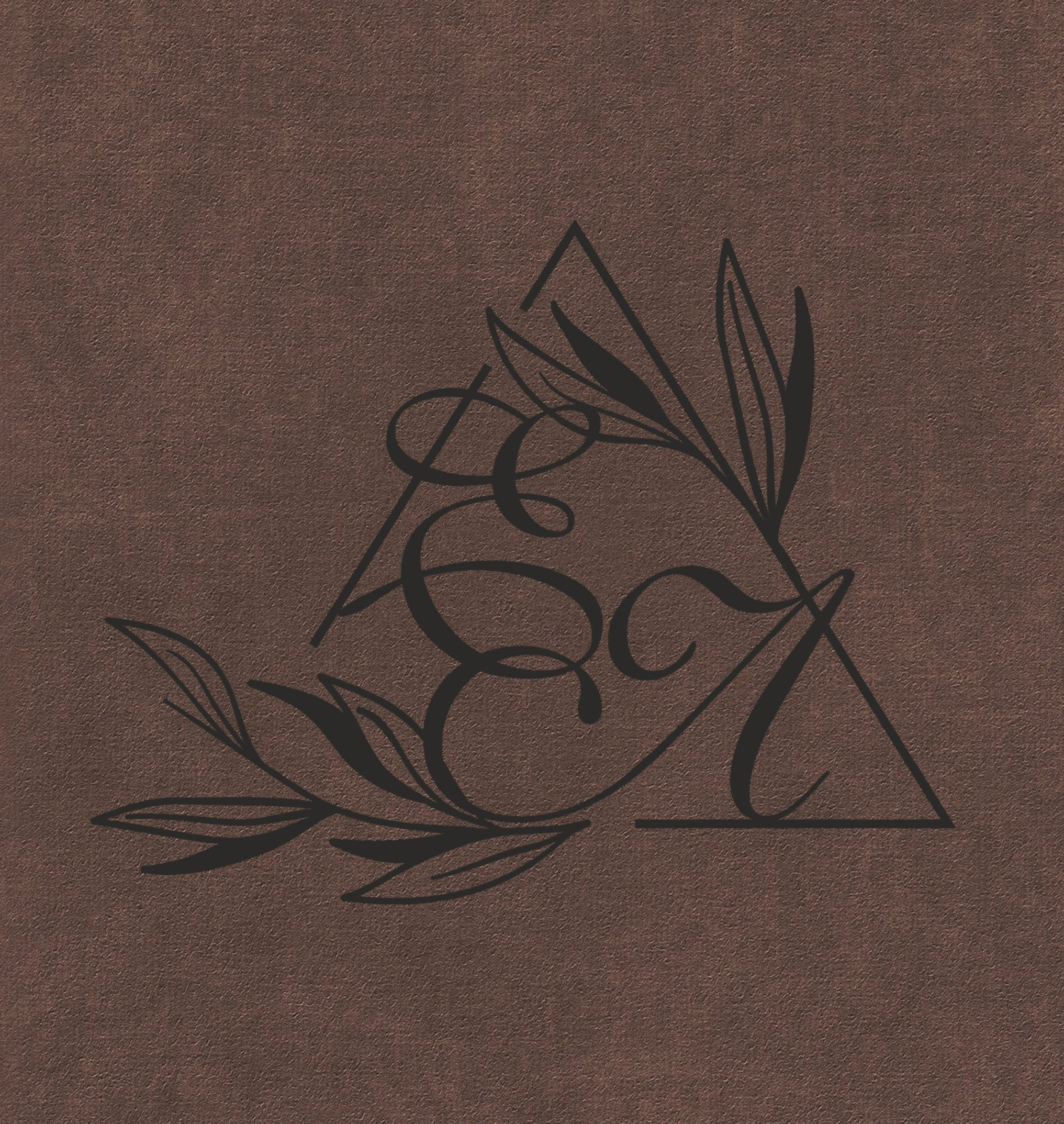 индивидуальная свадебная монограмма для оформления фото-книги