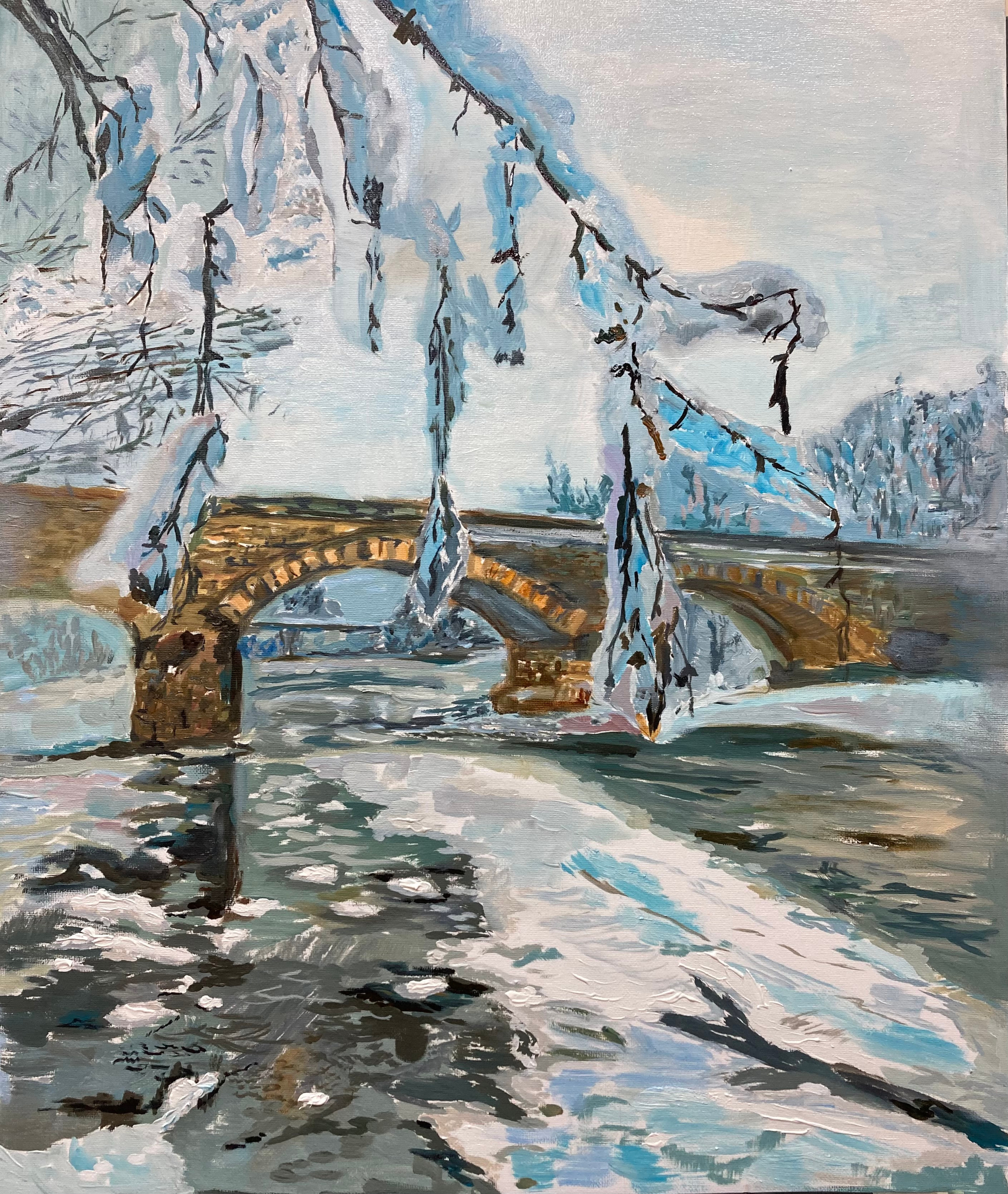 Пейзаж масло холст картон. ArtZoyaEndovitskaya