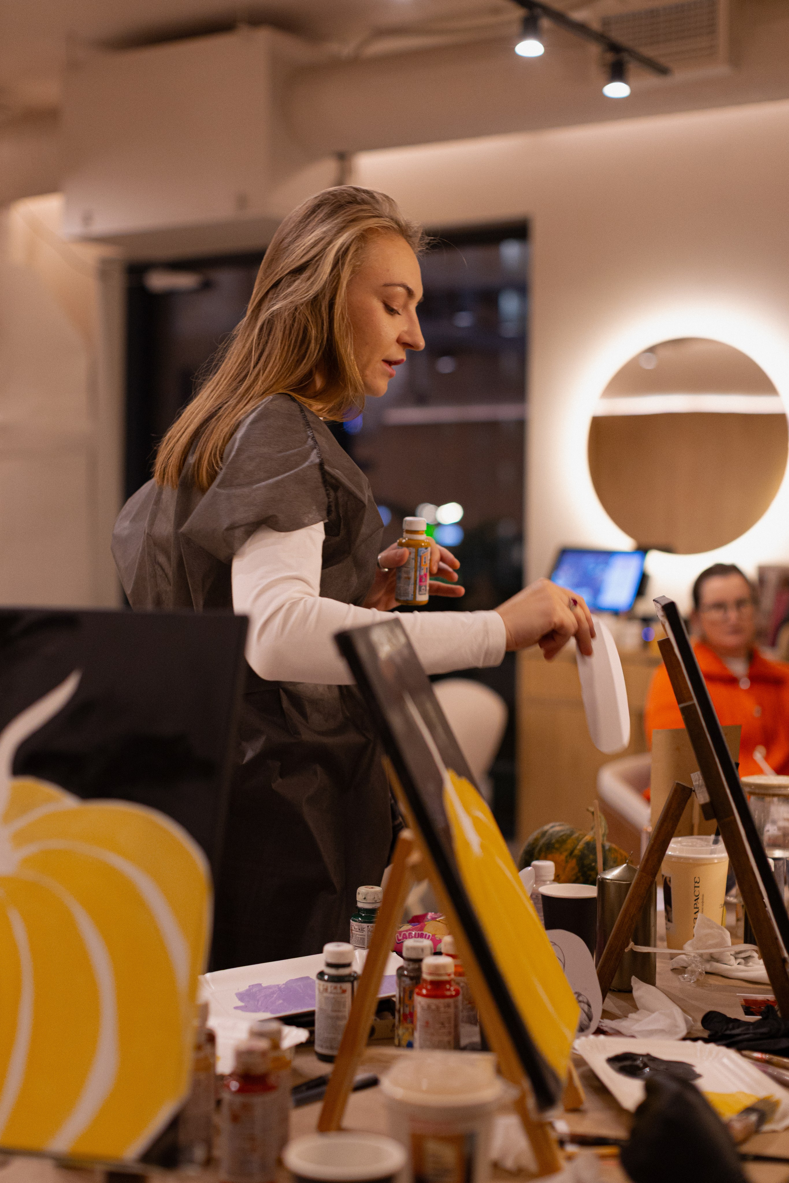 МК Тыква в кафе Здрасте. Анастасия Ракчеева Художник