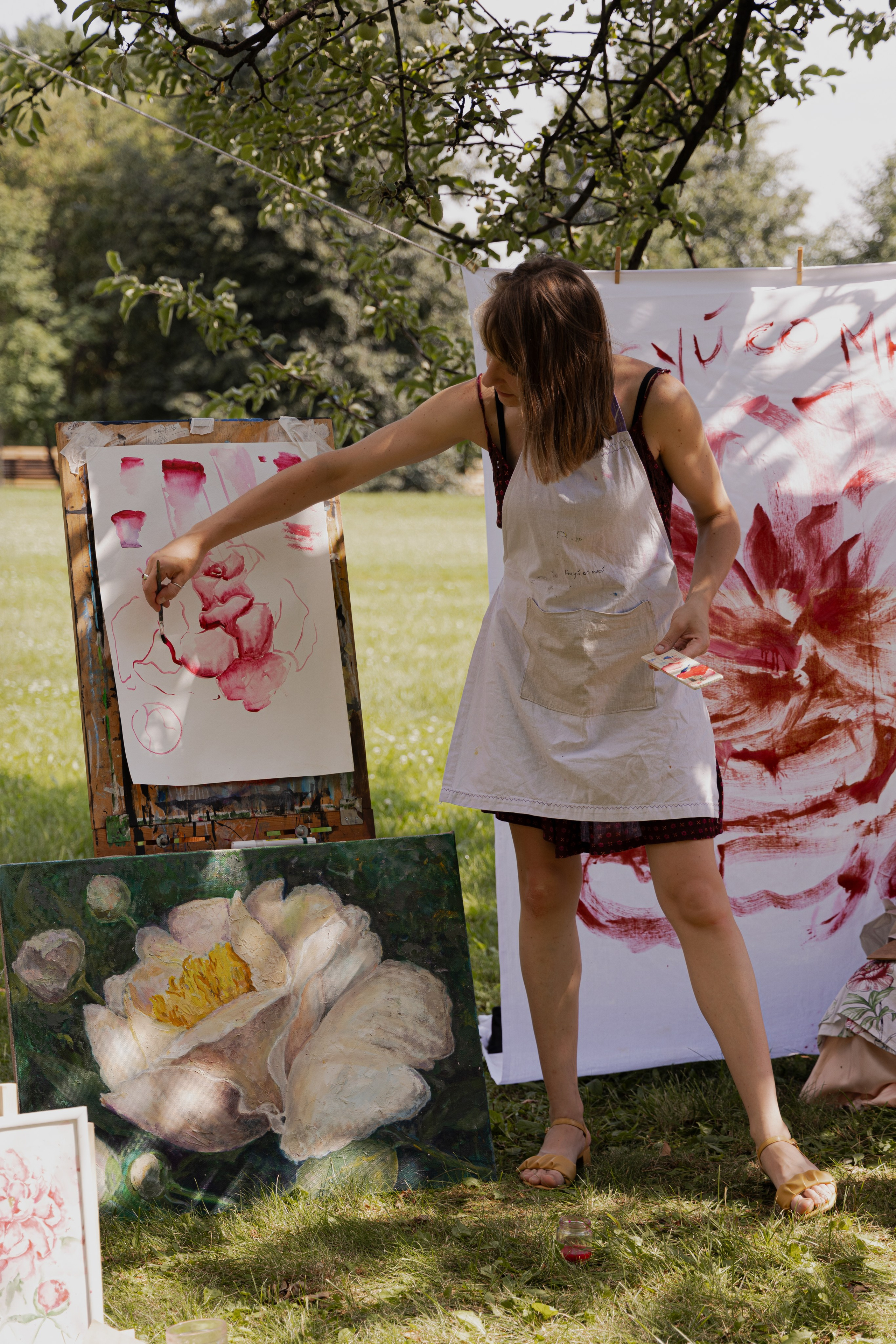 МК Пион (пикник в парке). Анастасия Ракчеева Художник