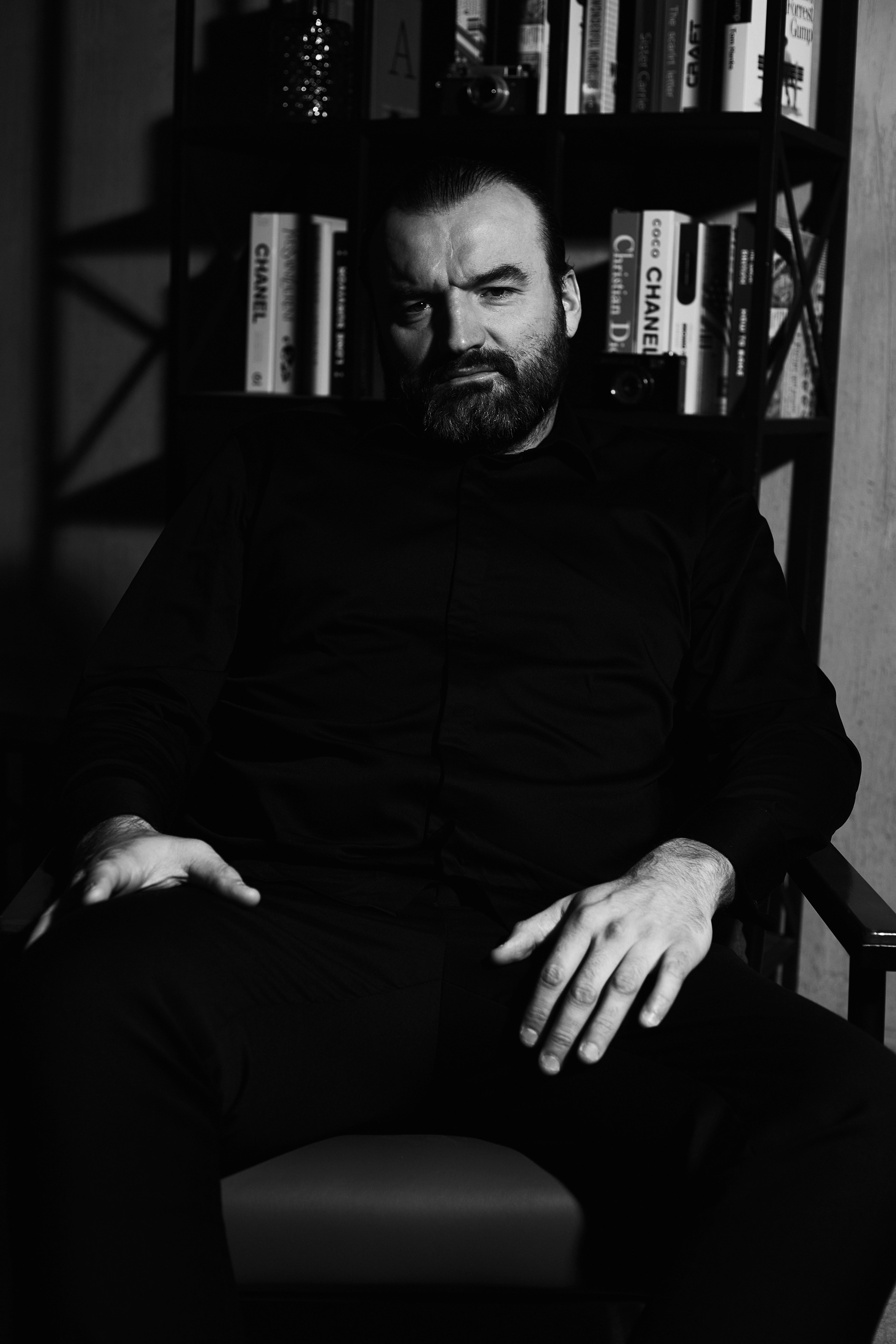 Мужской портрет — Фотосессия в студии. Анна Потявина. Фотограф Москва