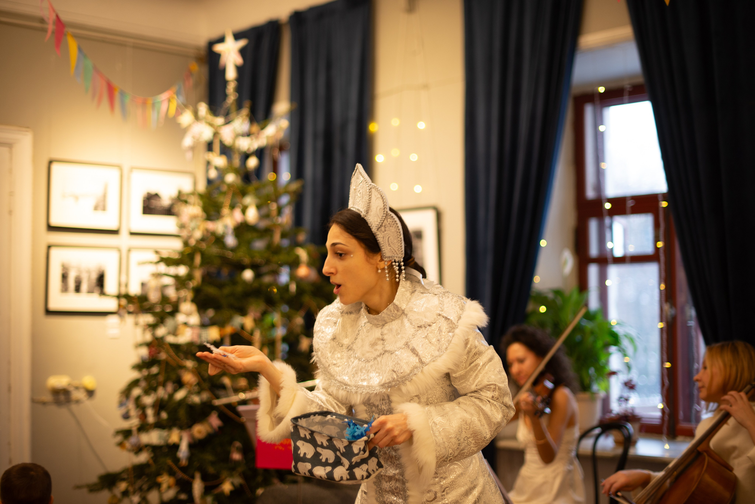 Музыкальная Новогодняя Ёлка в Доме Телешова и Mozart for kids. Victoria Radjevna Репортажный Fashion Фотограф- Видеограф Санкт-Петербурга и Москвы